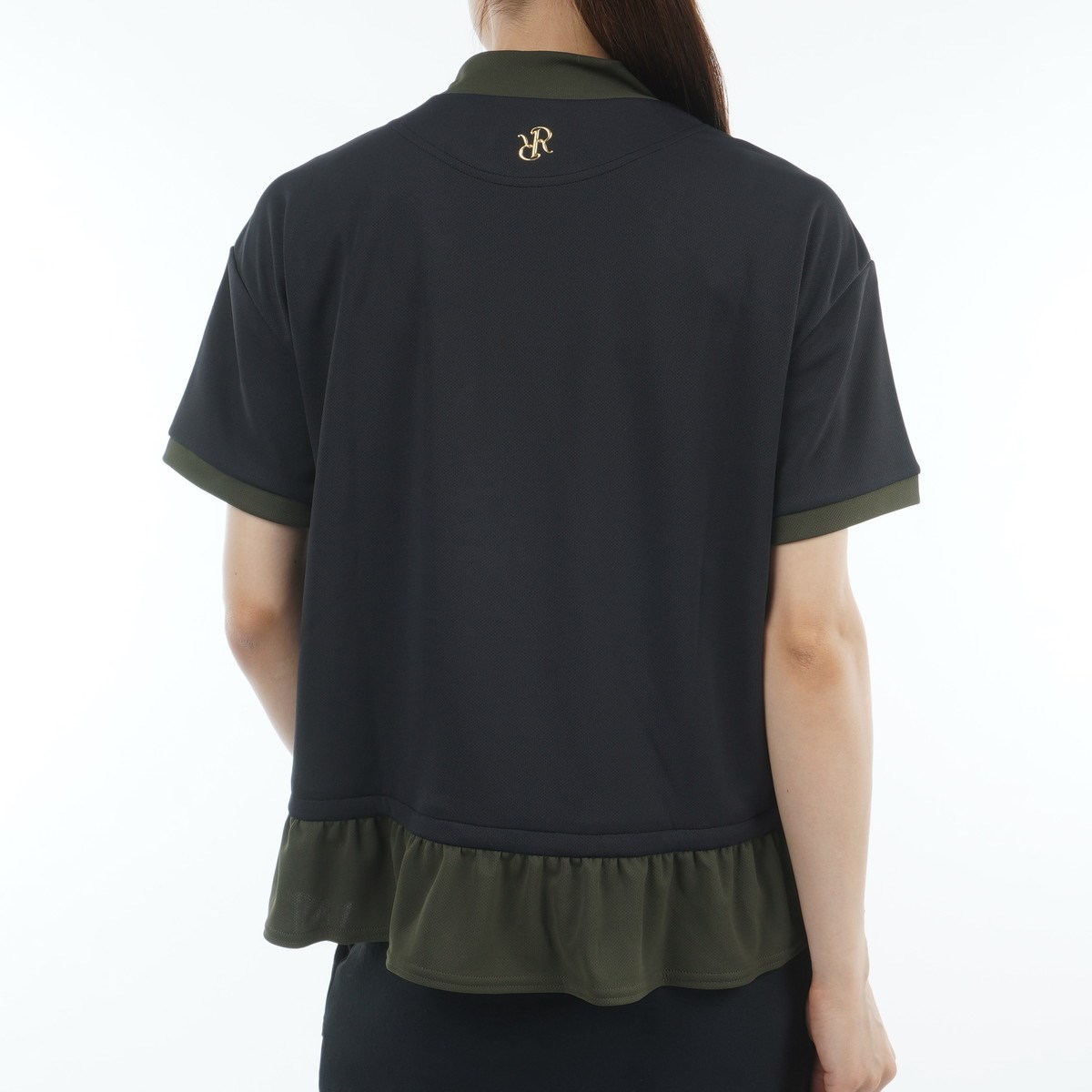 レザレクション　ペプラムスカート L カーキ Resurrection] レザレクション スカート ストレッチ ペプラム