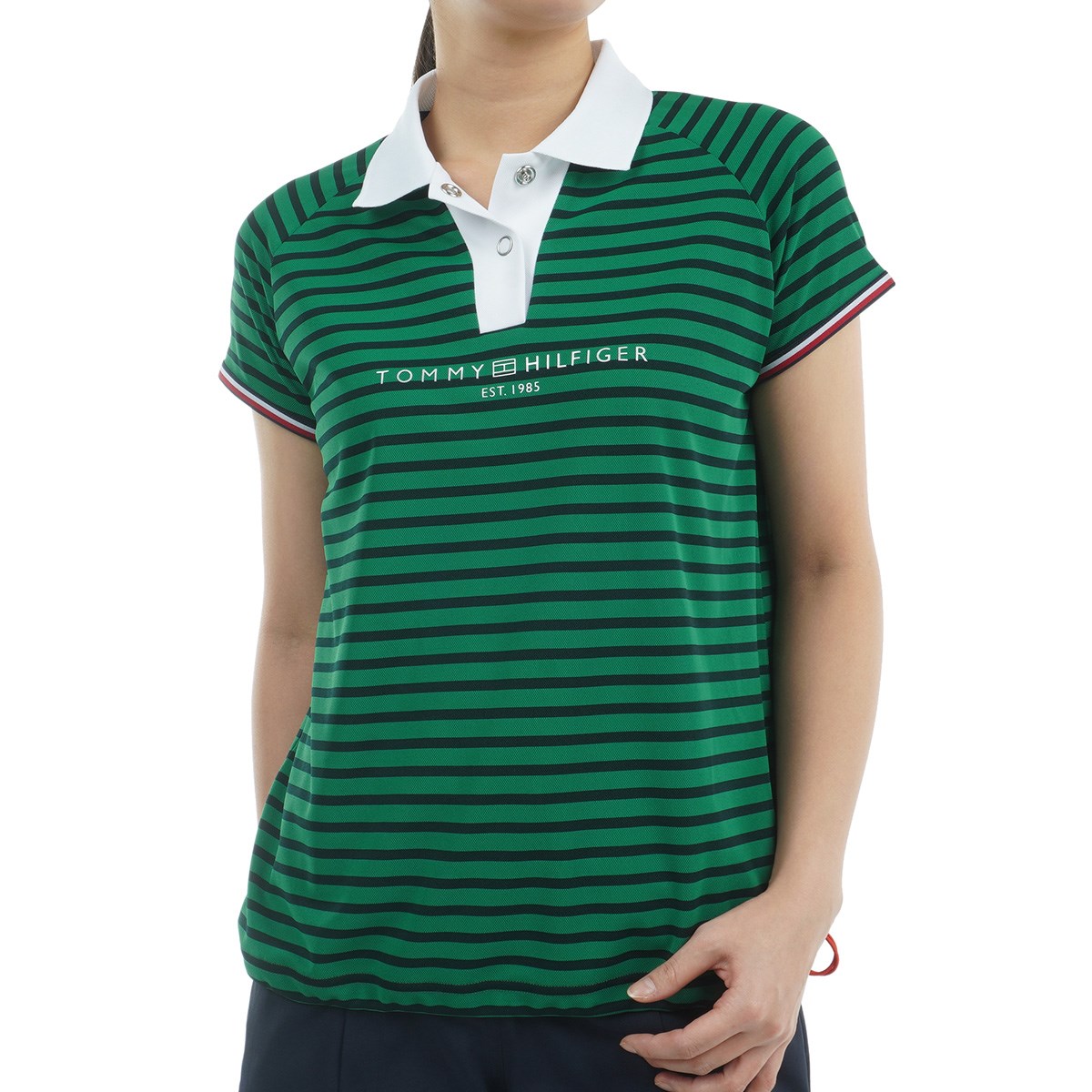 [݌Ɍ̂i] g~[ qtBK[ St TOMMY HILFIGER GOLF tgS t`X[u|Vc O[ fB[X