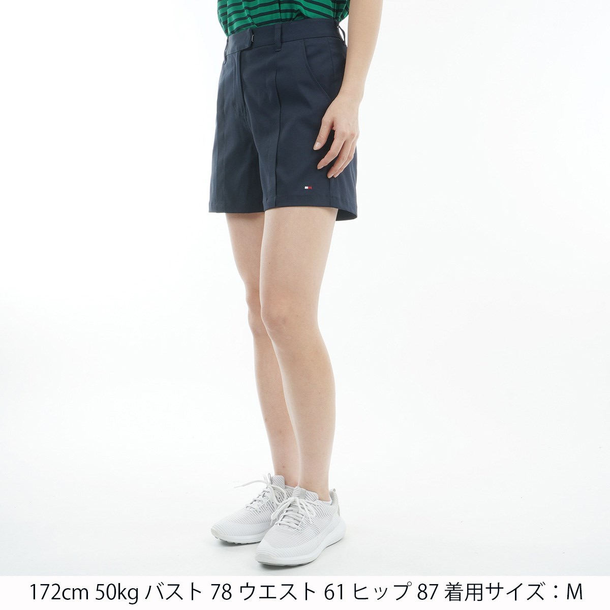 TOMMY HILFIGER GOLF フロントタック キュロットパンツ 40%OFF正規販売店[Tommy Hilfiger Golf] フロントタック