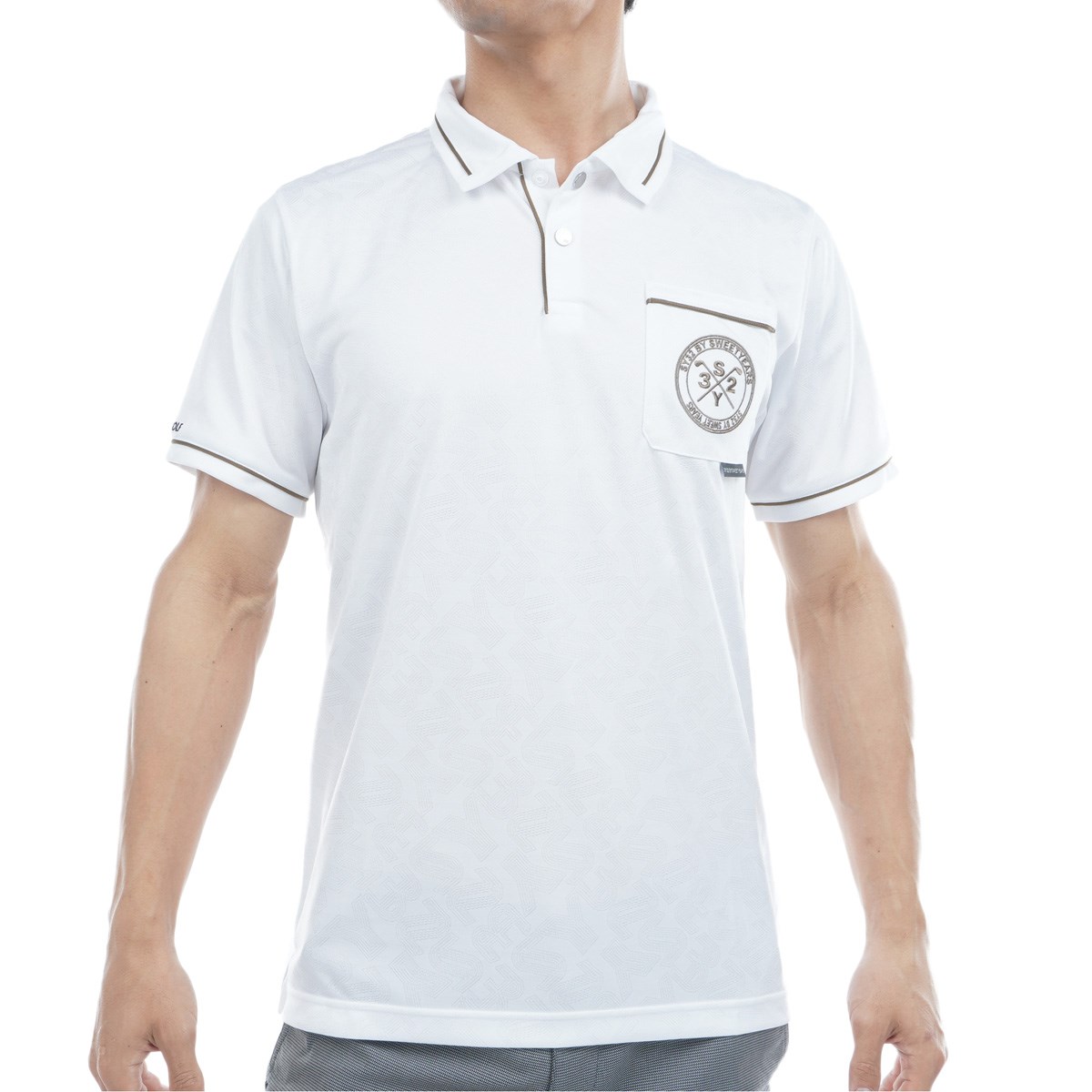 SY32 ポロシャツ　ゴルフライン SY32 by SWEET YEARS GOLF メンズ 吸汗速乾 半袖 ボタンダウン