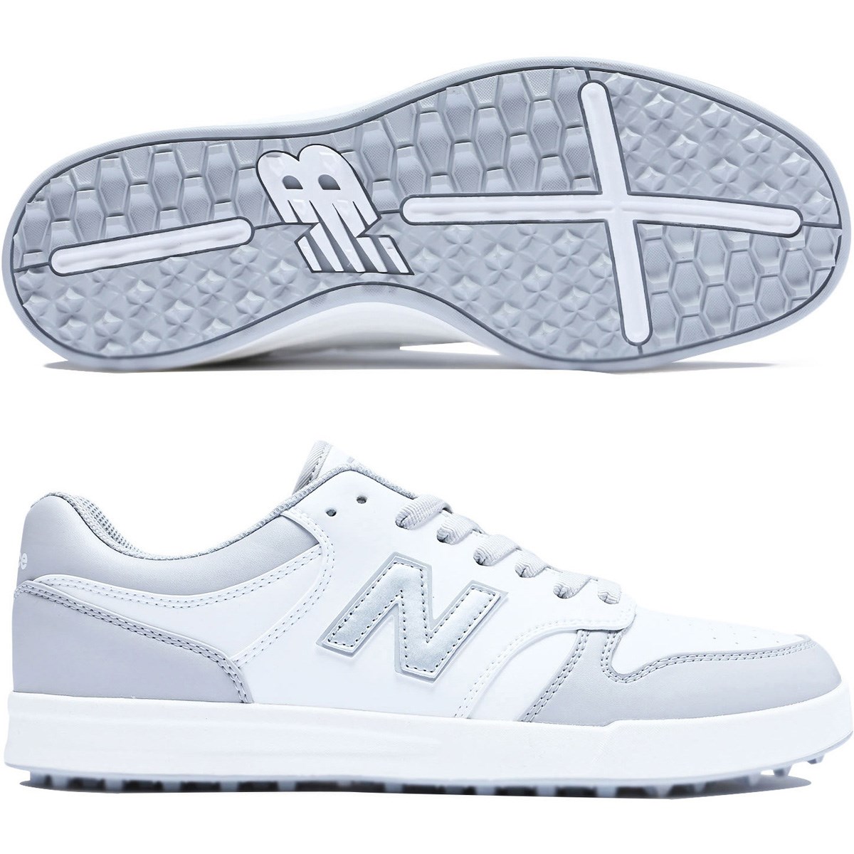 New Balance ニューバランス ゴルフシューズ ホワイト 27.5 New Balance ゴルフシューズ ホワイト/ネイビー 27.5cm - メルカリ