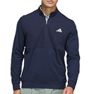 ストレッチ アディゼロ ファブリックミックス長袖ハーフジップ ジャケット