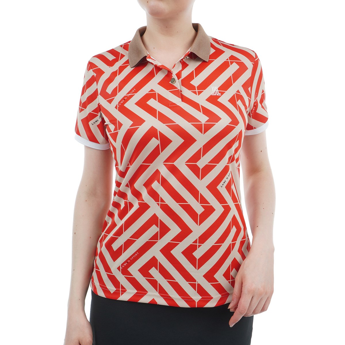 LANVIN 赤 ポロシャツ 36