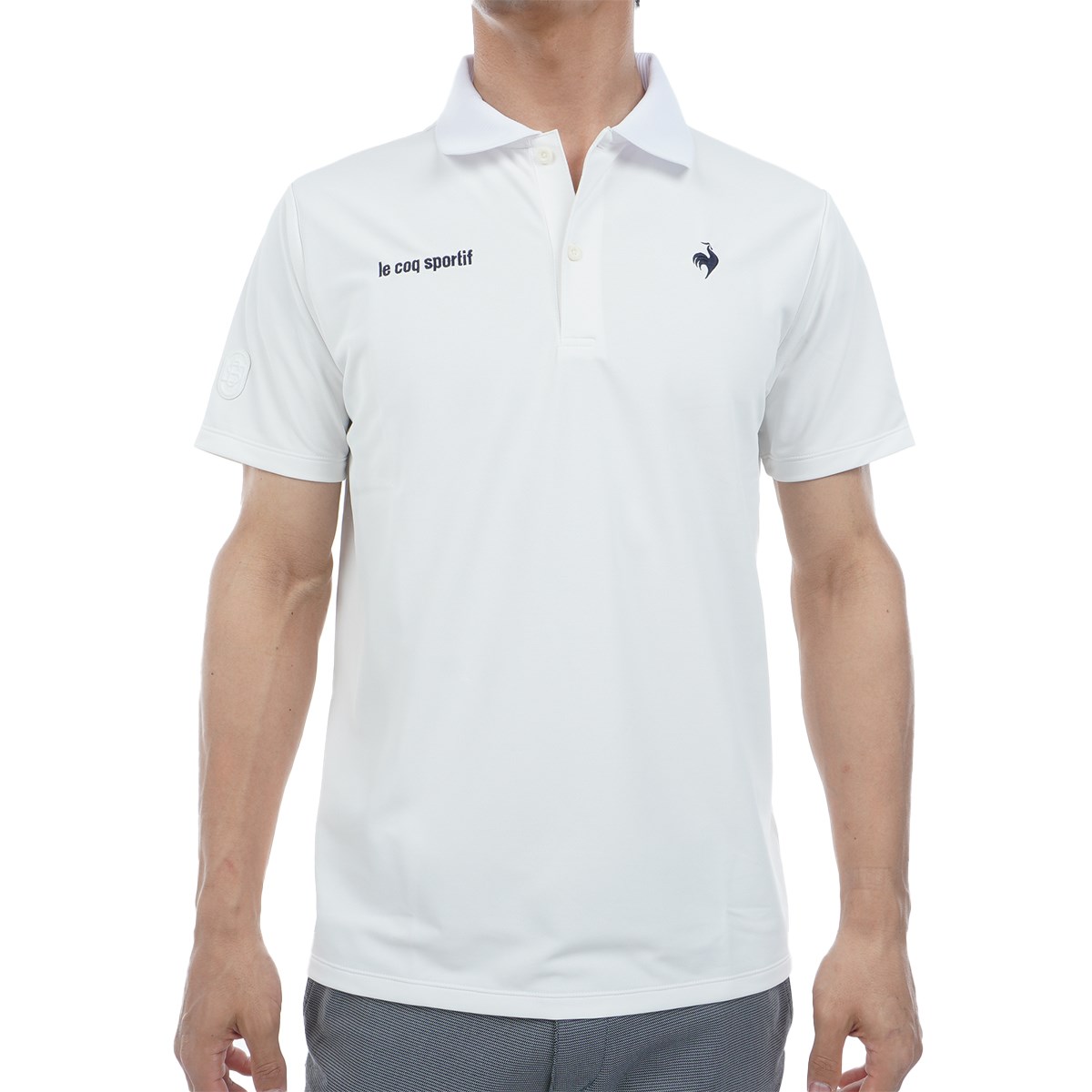 [50%OFF �݌Ɍ���̂����������i] ���R�b�N�X�|���e�B�t �S���t Le coq sportif GOLF NEW BASIC �X�g���b�` �����|���V���c �z���C�g 00 �����Y