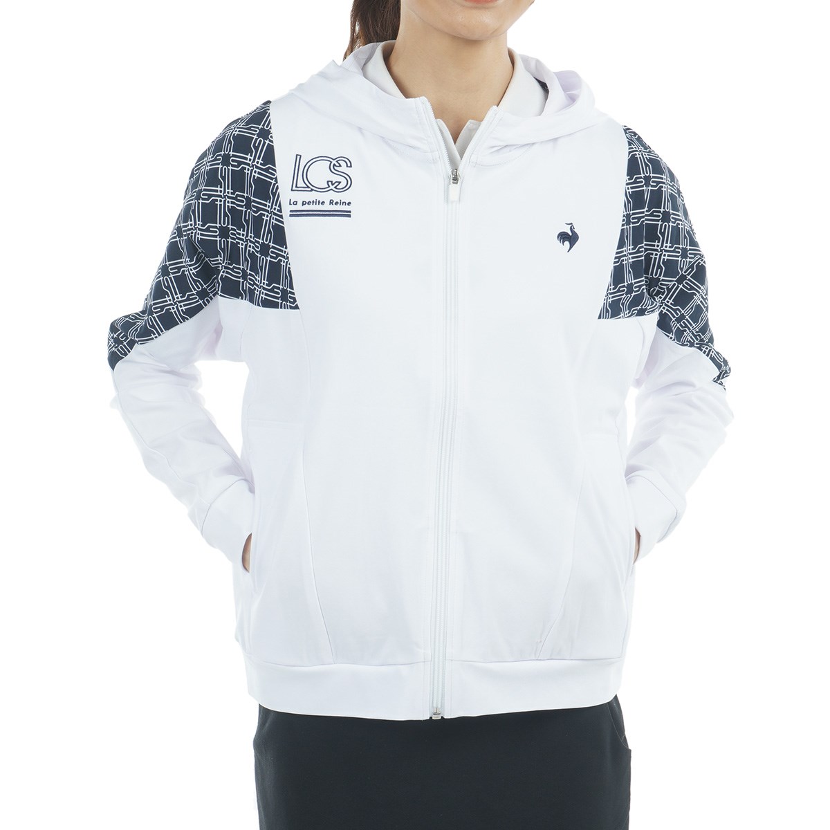 【美品】le coq sportif ルコック ゴルフ スウェット　長袖　LL ルコックスポルティフ ゴルフ le coq sportif golf ハーフジップ