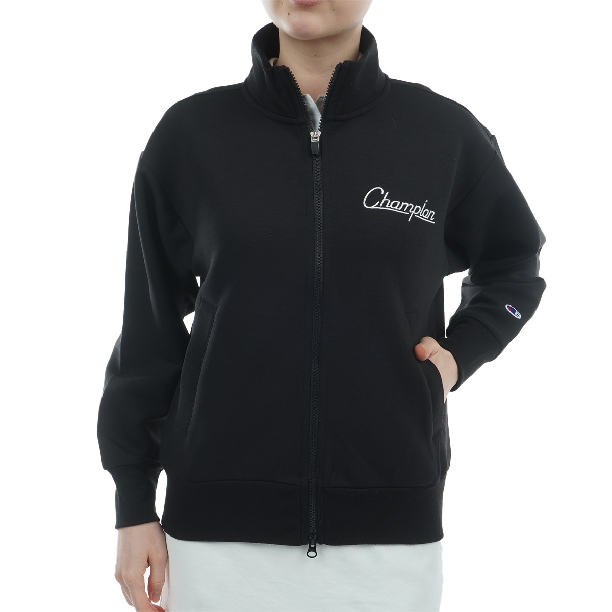 [40��OFF 2025�N�t��] �`�����s�I���S���t Champion GOLF �e�b�N�E�C�[�u �X�g���b�` 3�w�\���t���W�b�v�t�[�f�B�[�@�\�X�E�F�b�g�V���c �u���b�N 090 ���f�B�[�X