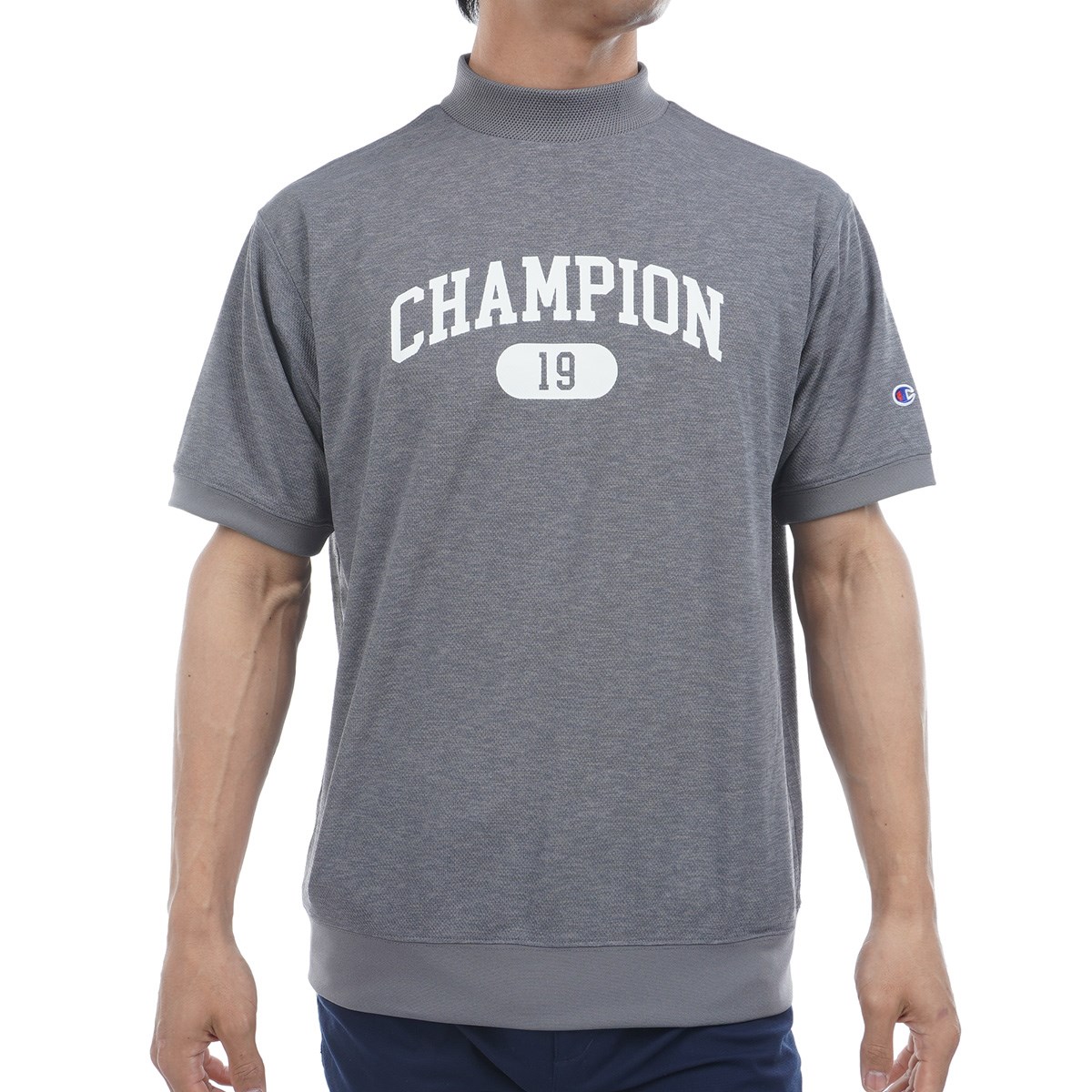 チャンピオンゴルフモックネックMサイズグレー dショッピング |チャンピオンゴルフ Champion GOLF スモール
