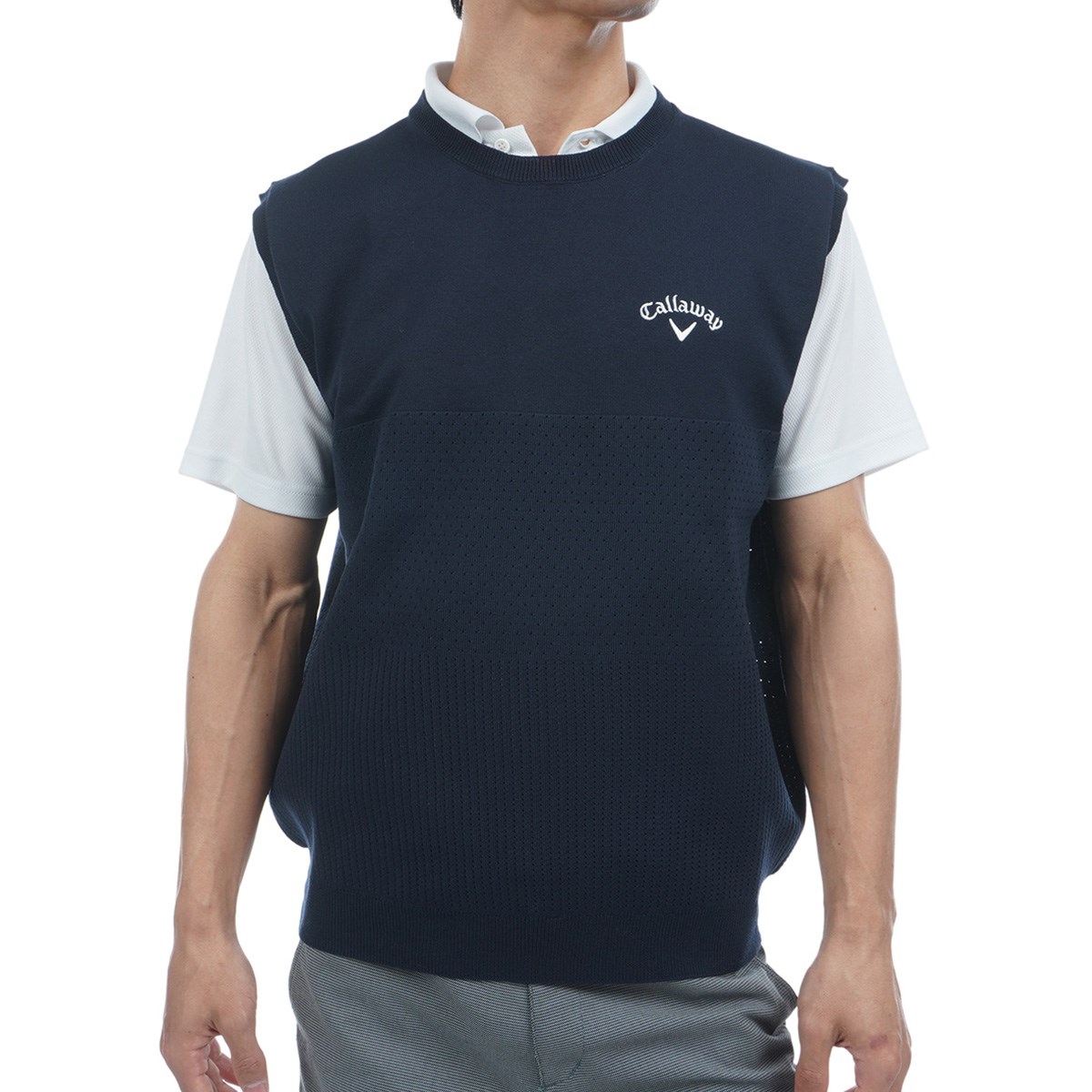 Callawayネイビー Vネックベスト