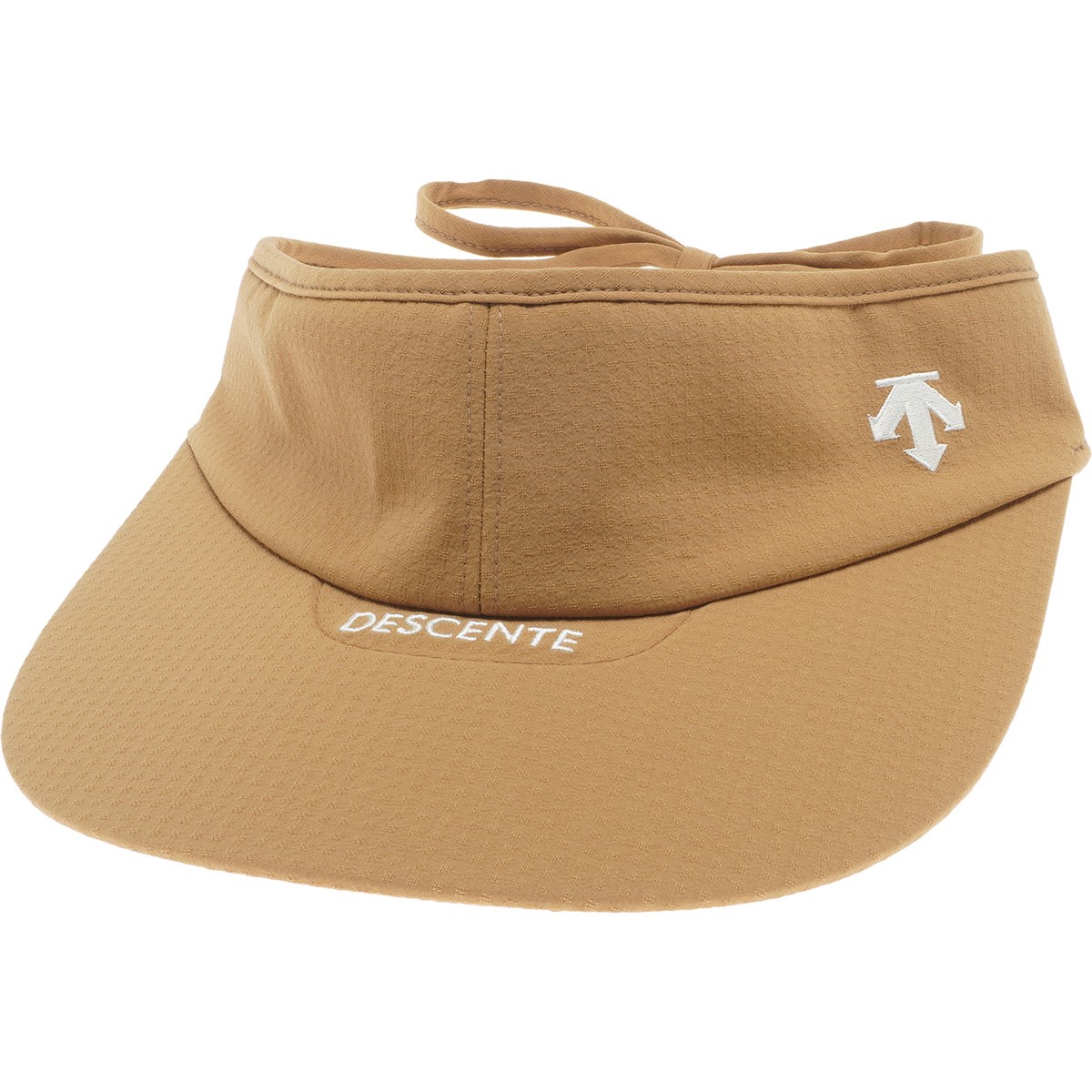 DESCENTE - DESCENTEGOLFデサントゴルフレディース♡フワロフスキーサンバイザー新品 デサントゴルフ(DESCENTE GOLF) サンバイザー | レディース