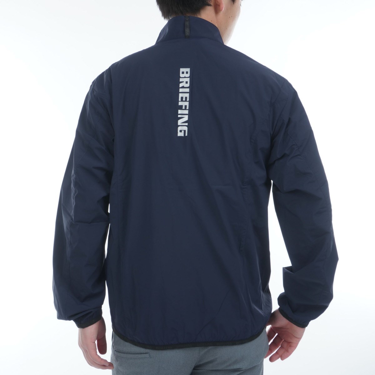 ブリーフィング／ネイビー／ウインドジャケット ブリーフィング BRIEFING REFLECTIVE ロゴウインドブルゾン XL