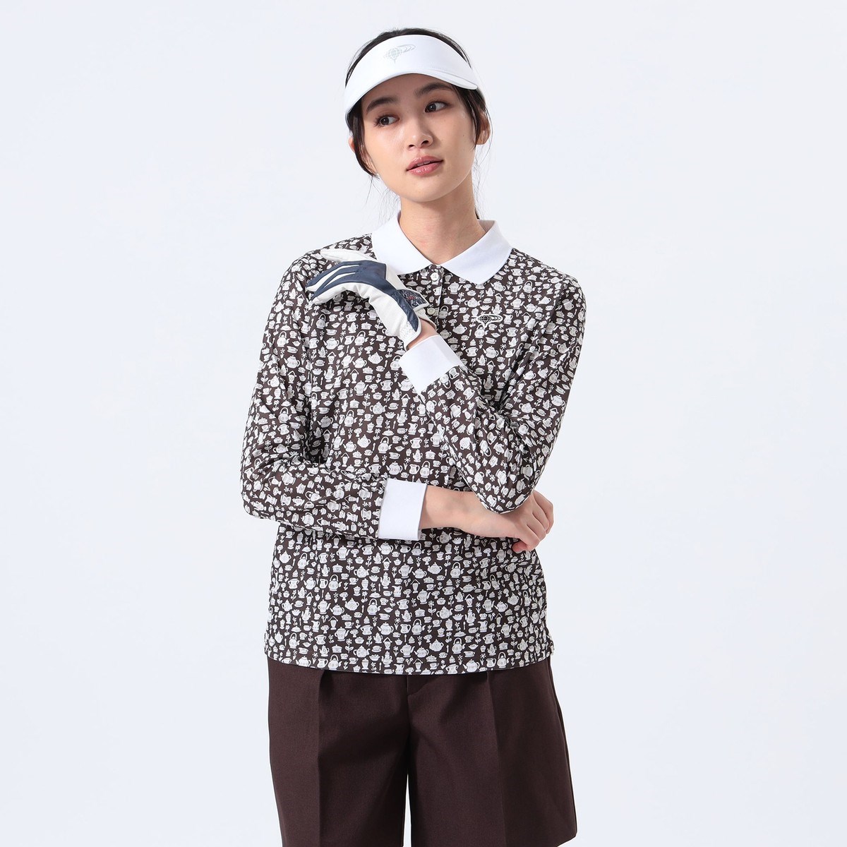 [l܂] r[XSt BEAMS GOLF ORANGE LABEL ORANGE LABEL ʒoeB OX[u Vc uE 28 fB[X