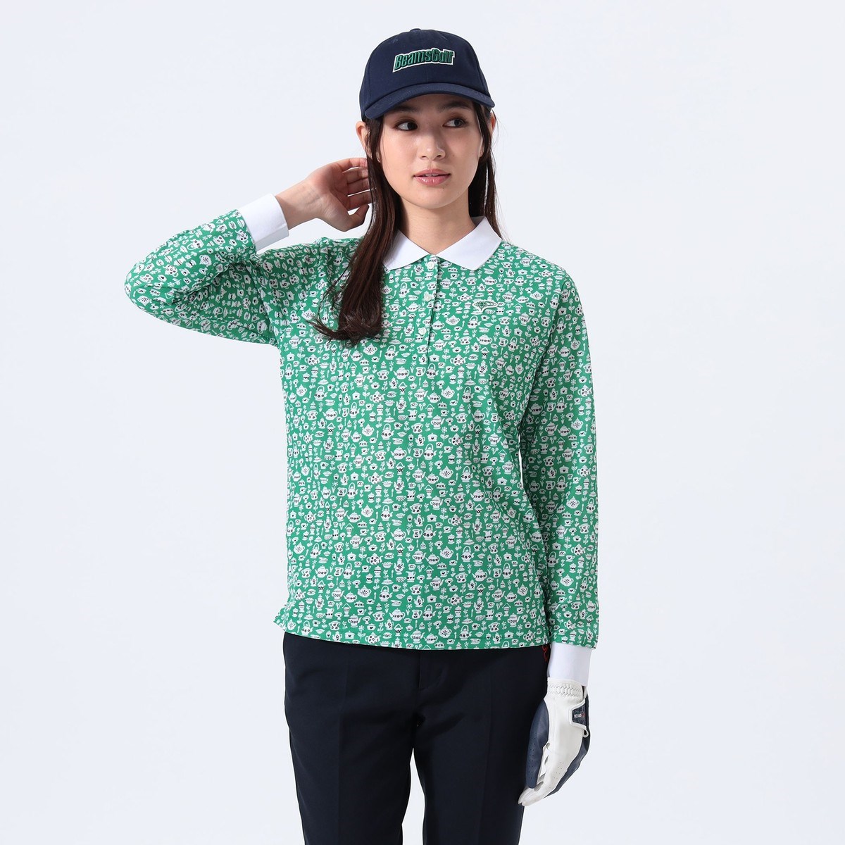 [l܂] r[XSt BEAMS GOLF ORANGE LABEL ORANGE LABEL ʒoeB OX[u Vc O[ 65 fB[X