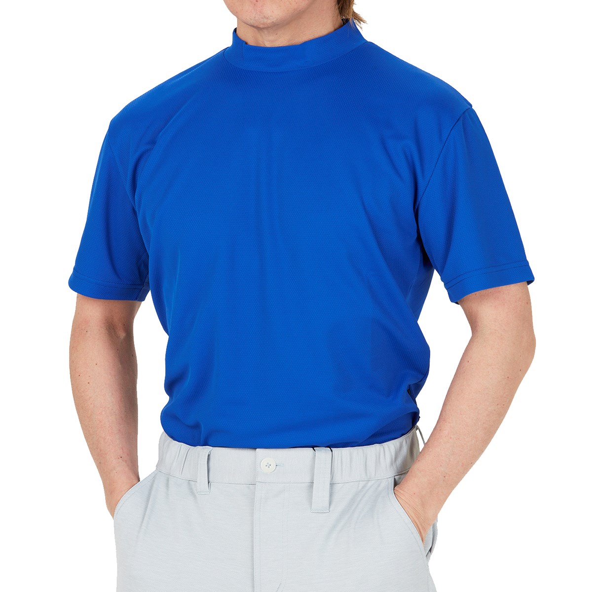 未使用】1piu1uguale3 GOLF モックネック半袖シャツ サイズ3 ゴルフ