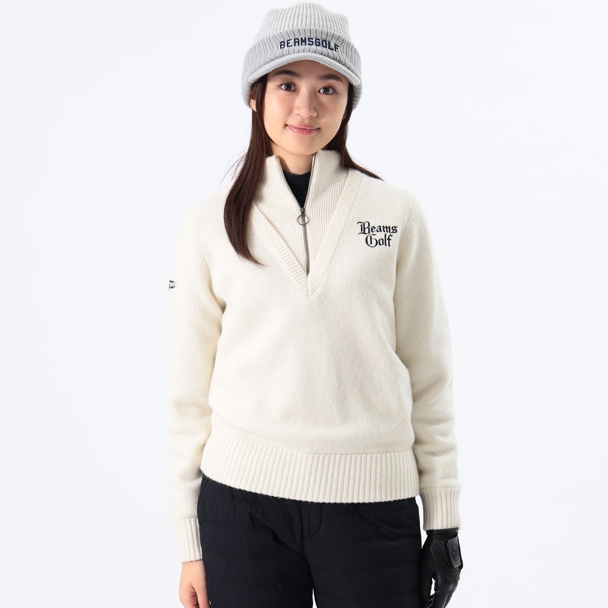 [2024NH~f] r[XSt BEAMS GOLF ORANGE LABEL ORANGE LABEL GAVbg t n[tWbv jbg vI[o[ zCg 01 fB[X