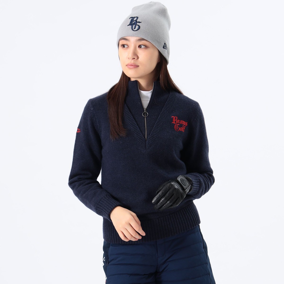 [2024NH~f] r[XSt BEAMS GOLF ORANGE LABEL ORANGE LABEL GAVbg t n[tWbv jbg vI[o[ lCr[ 79 fB[X