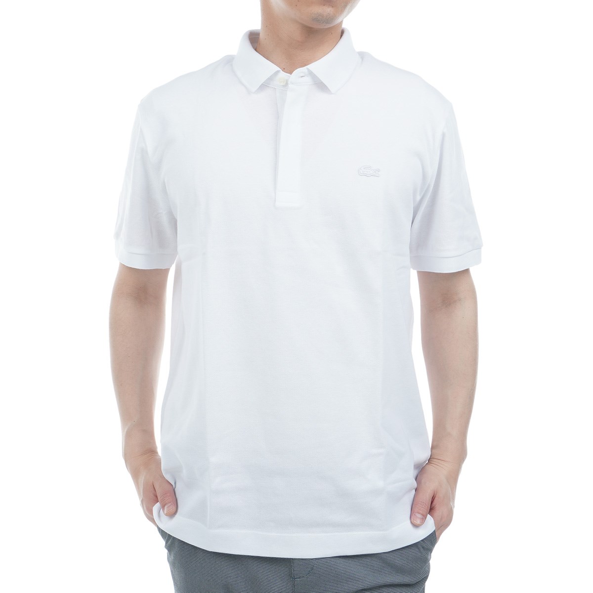 [30��OFF 2025�N�t��] ���R�X�e LACOSTE ���M�����[�t�B�b�g �X�g���b�` �p�������|���V���c �z���C�g 001 �����Y