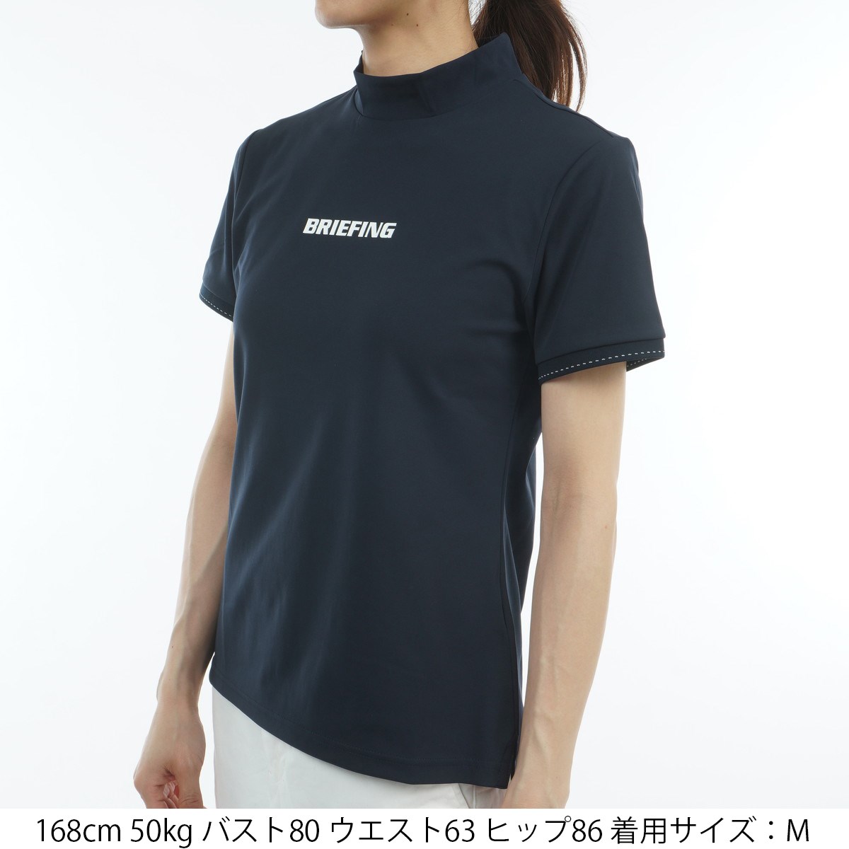 新品★16,500円 ブリーフィング ツアー半袖ハイネックシャツ黒 レディースL 新品☆16,500円 ブリーフィング ツアー半袖ハイネックシャツ黒