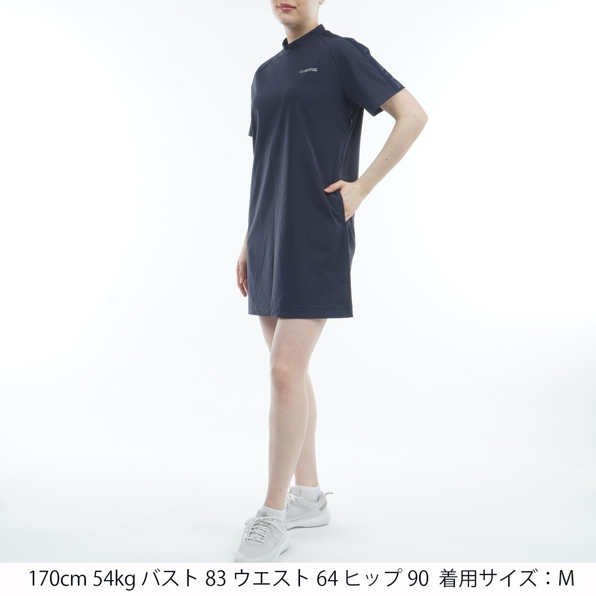 ブリーフィング BRIEFING WARM ロゴライン ハイネックワンピース 2mMi54r88QBs.jpg?width=768