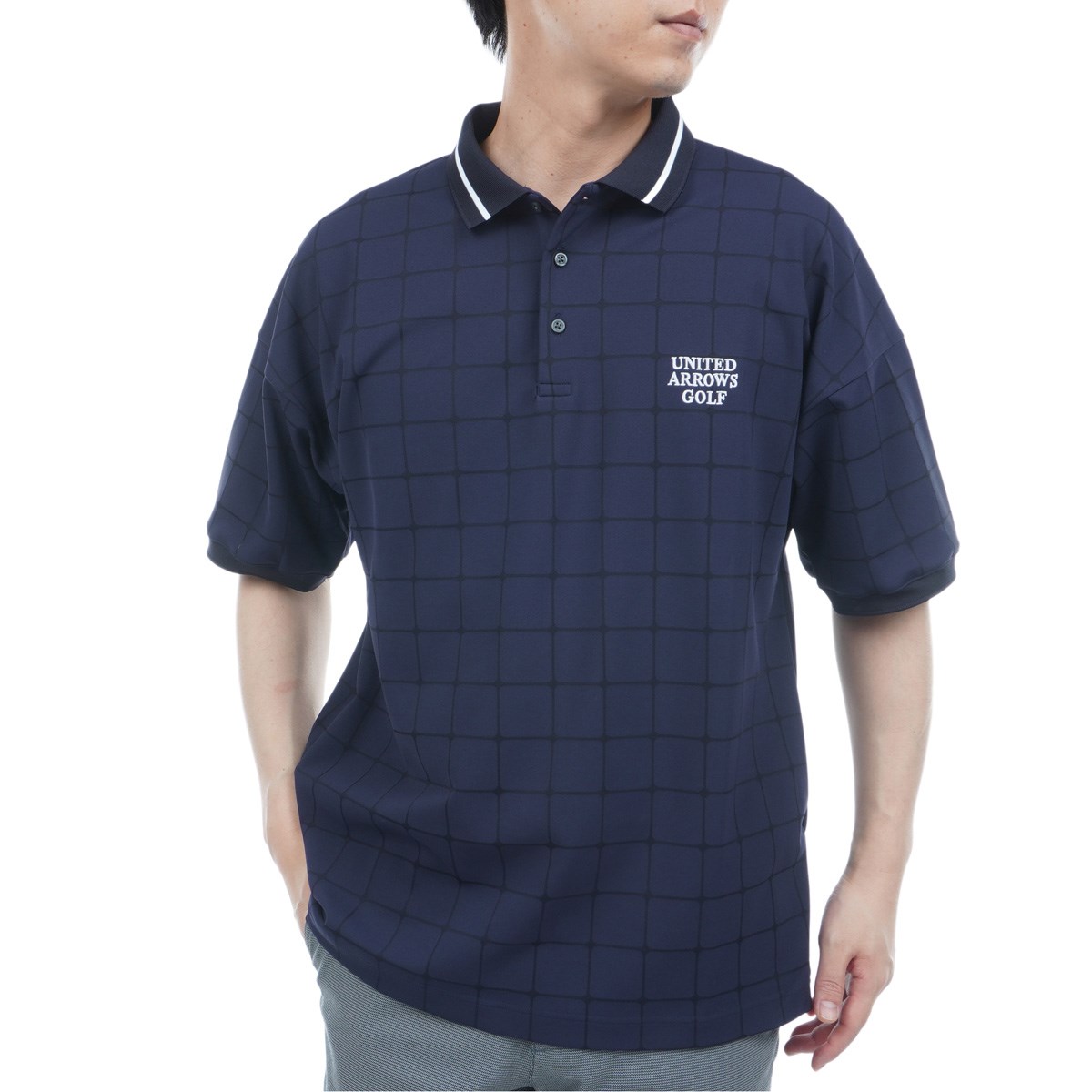 UNITED ARROWS GOLF ネイビー ハイネックセーター BEAUTY&YOUTH UNITED ARROWS（ビューティーアンドユース