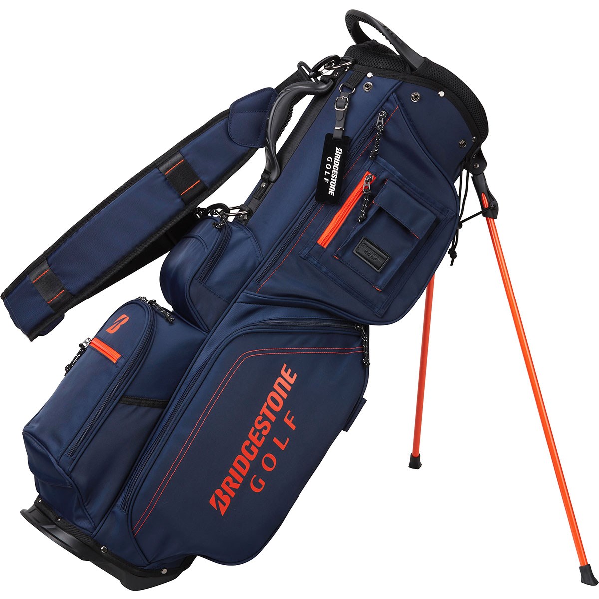 BRIDGESTONE ゴルフ キャディバッグ ブラック/レッド BRIDGESTONE GOLF