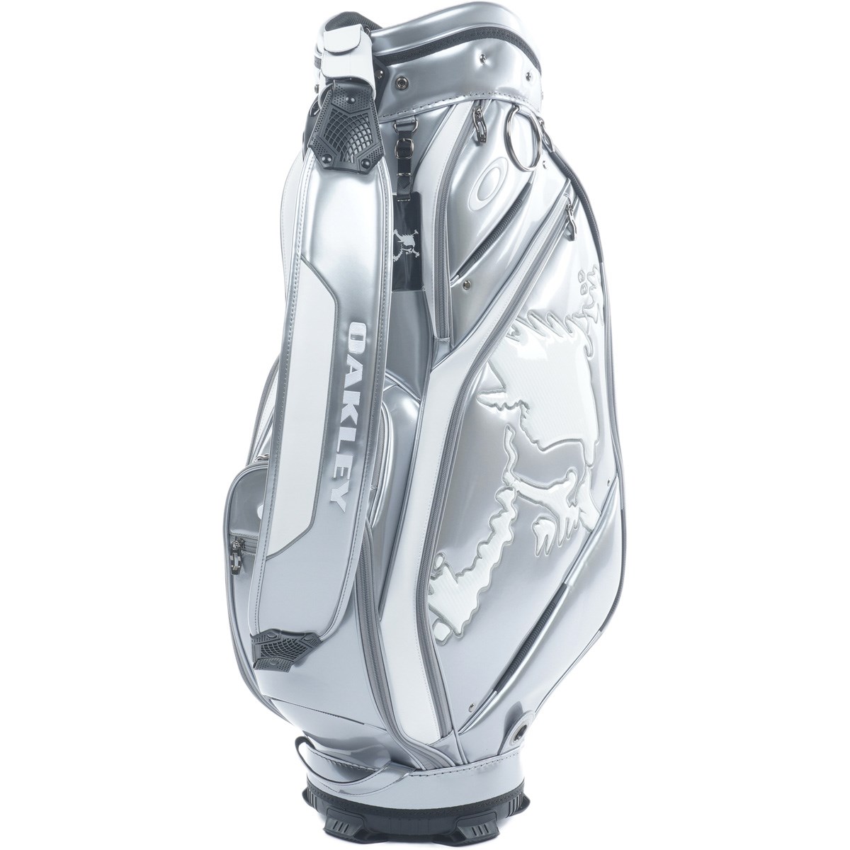 新品 オークリー OAKLEY スカル ゴルフ キャディバッグ シルバー 新品 オークリー OAKLEY スカル ゴルフ キャディバッグ シルバー 新品