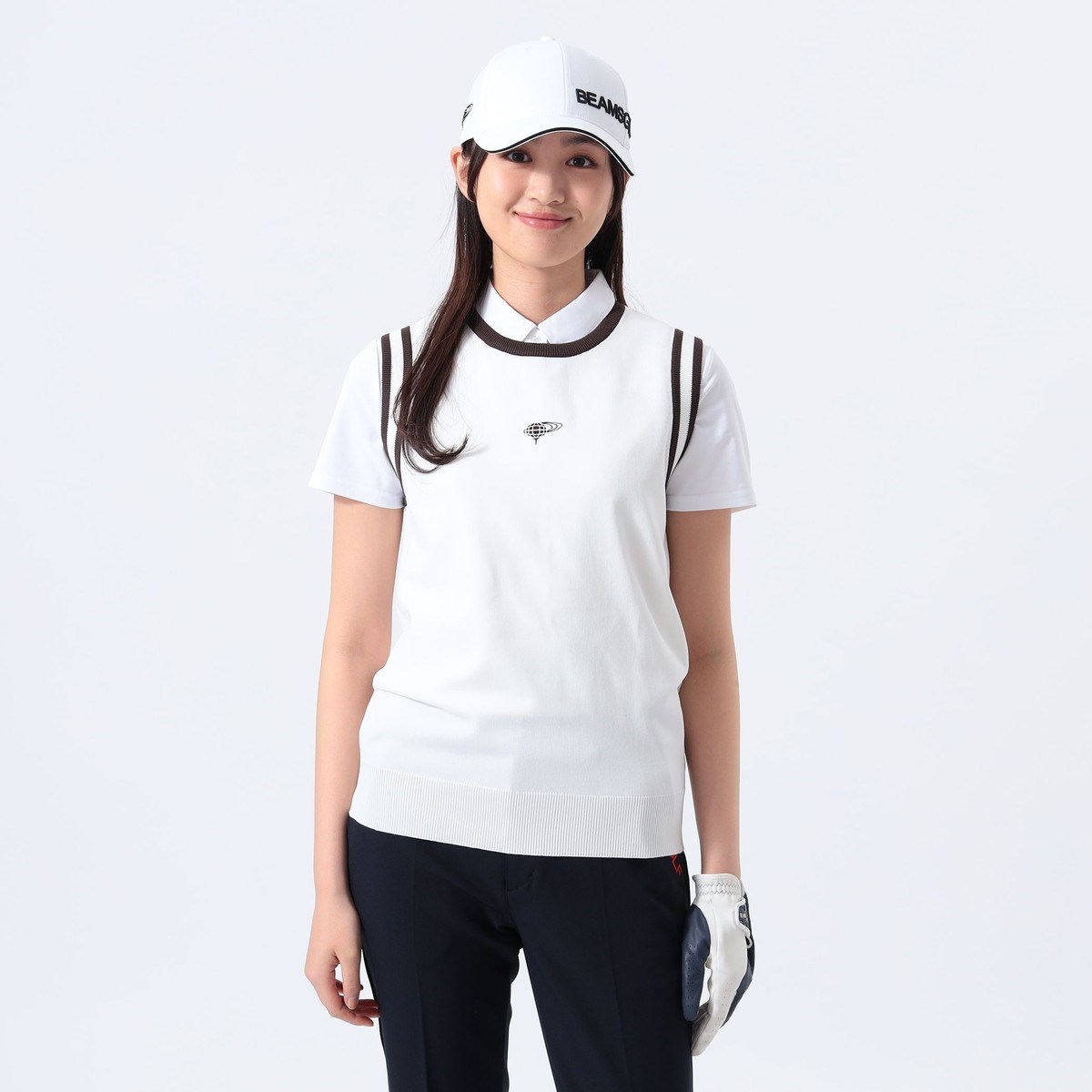 [l܂] r[XSt BEAMS GOLF ORANGE LABEL ORANGE LABEL uC jbg xXg zCg 01 fB[X