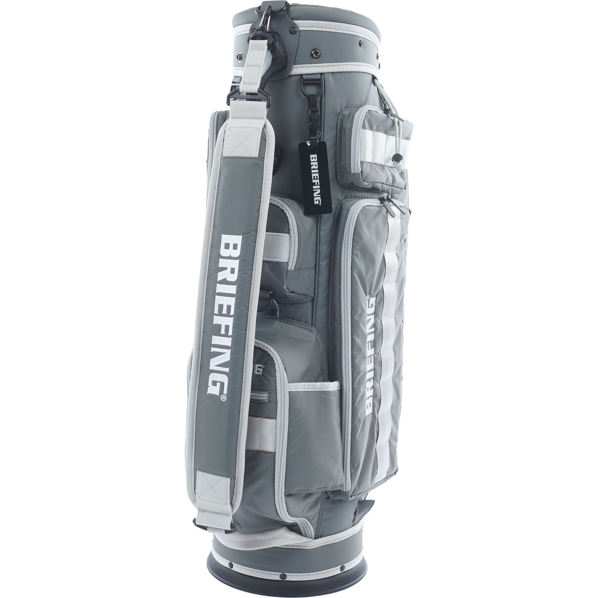 BRIEFING キャディバッグ シルバー BRIEFING GOLF - CR-10 #02 | キャディバッグ | シルバー | ユニ