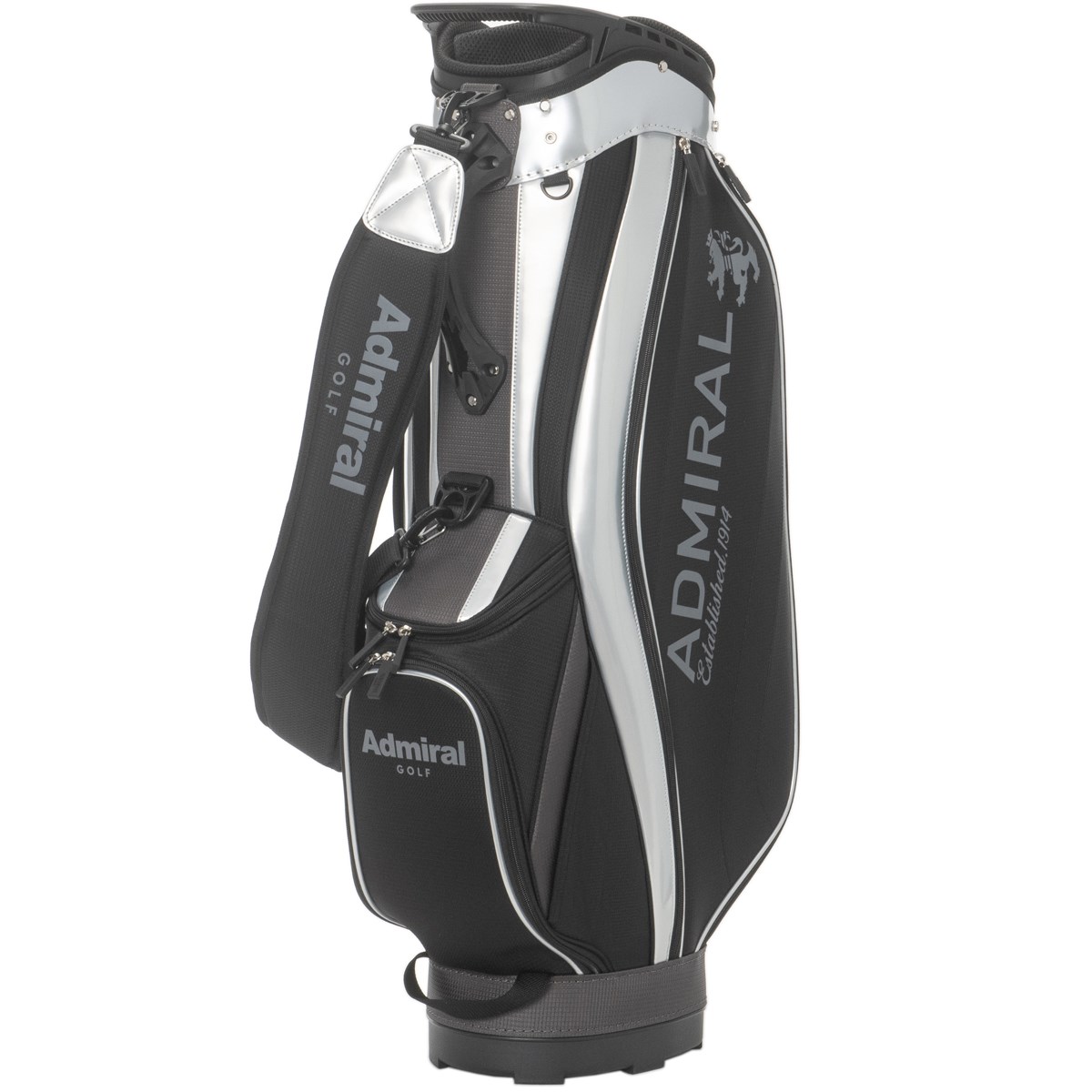Admiral アドミラル エナメル　トリコロールキャディーバッグ ツアー仕様 アドミラル(Admiral) キャディバッグ カートキャディバッグ