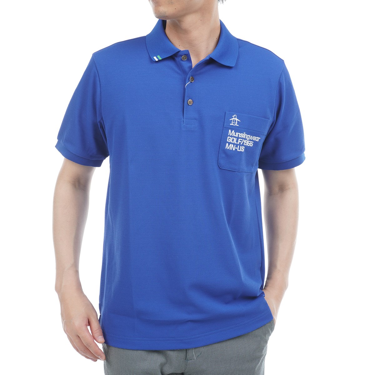 新品マンシングウェアストレッチ サンスクリーン フィラシス鹿の子半袖ポロシャツМ 新品マンシングウェアストレッチサンスクリーン フィラシス