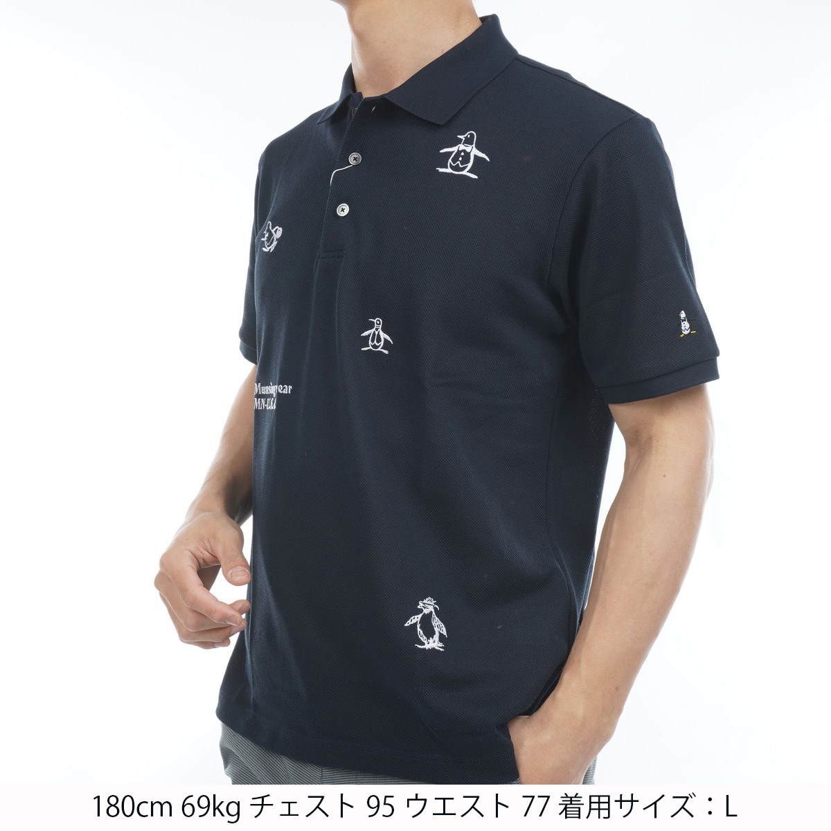 ⭐️momo⭐️ Munsingwear マンシングウェア ポロシャツ　3L Munsingwear マンシングウェア メンズ 半袖 ポロシャツ 2025春夏