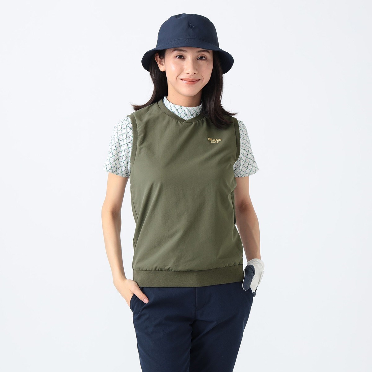 [l܂] r[XSt BEAMS GOLF PURPLE LABEL PURPLE LABEL Xgb` NXVlbNxXg I[u 67 fB[X