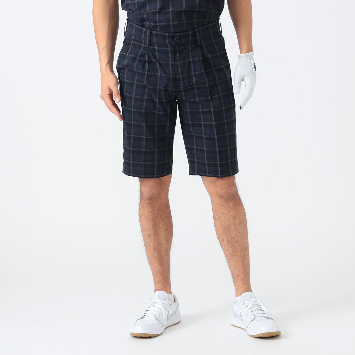 [l܂] r[XSt BEAMS GOLF PURPLE LABEL PURPLE LABEL Xgb` `FbN V[gpc lCr[ 79 Y