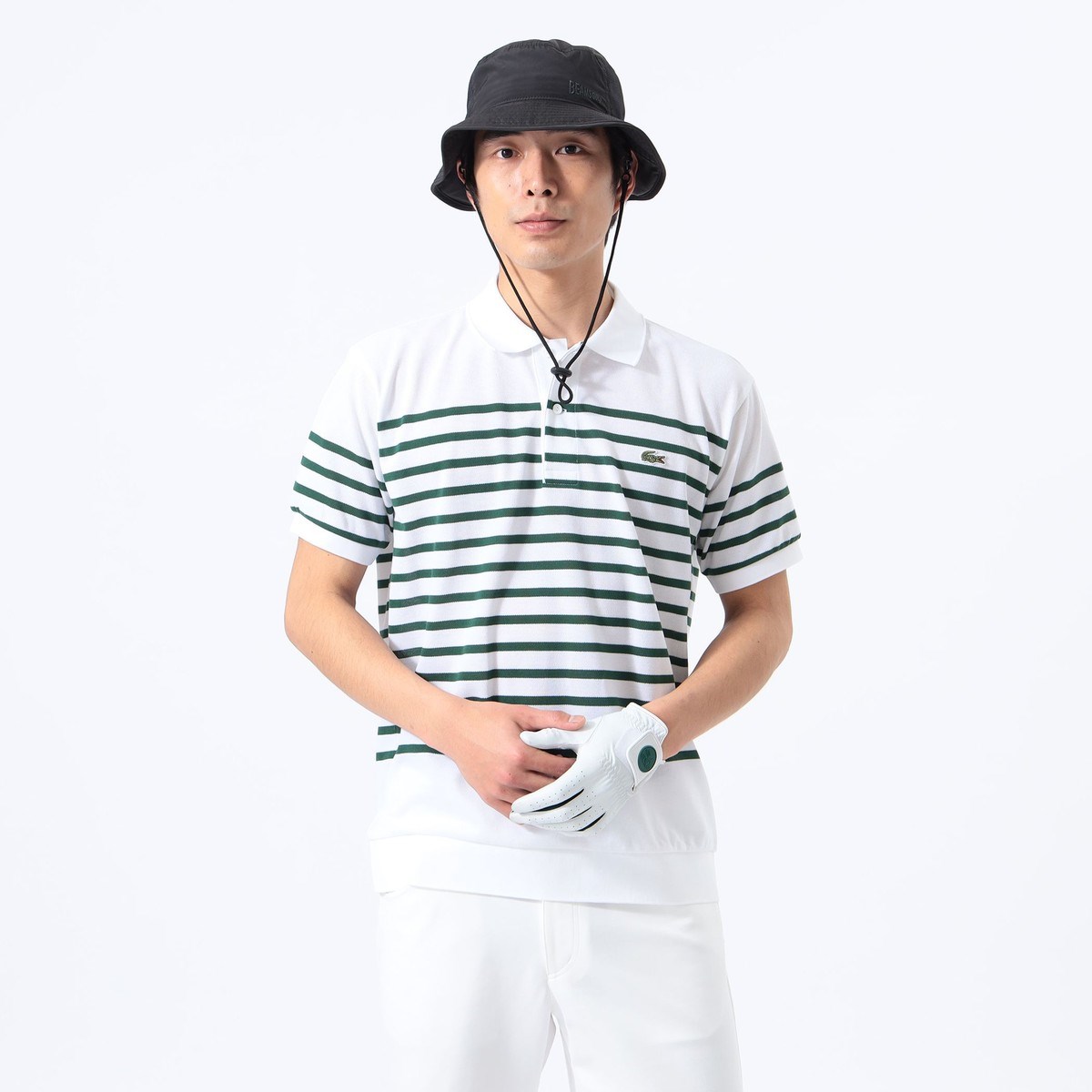 [l܂] r[XSt BEAMS GOLF ORANGE LABEL ʒ LACOSTE ̎q {[_[ |Vc O[ 65 Y