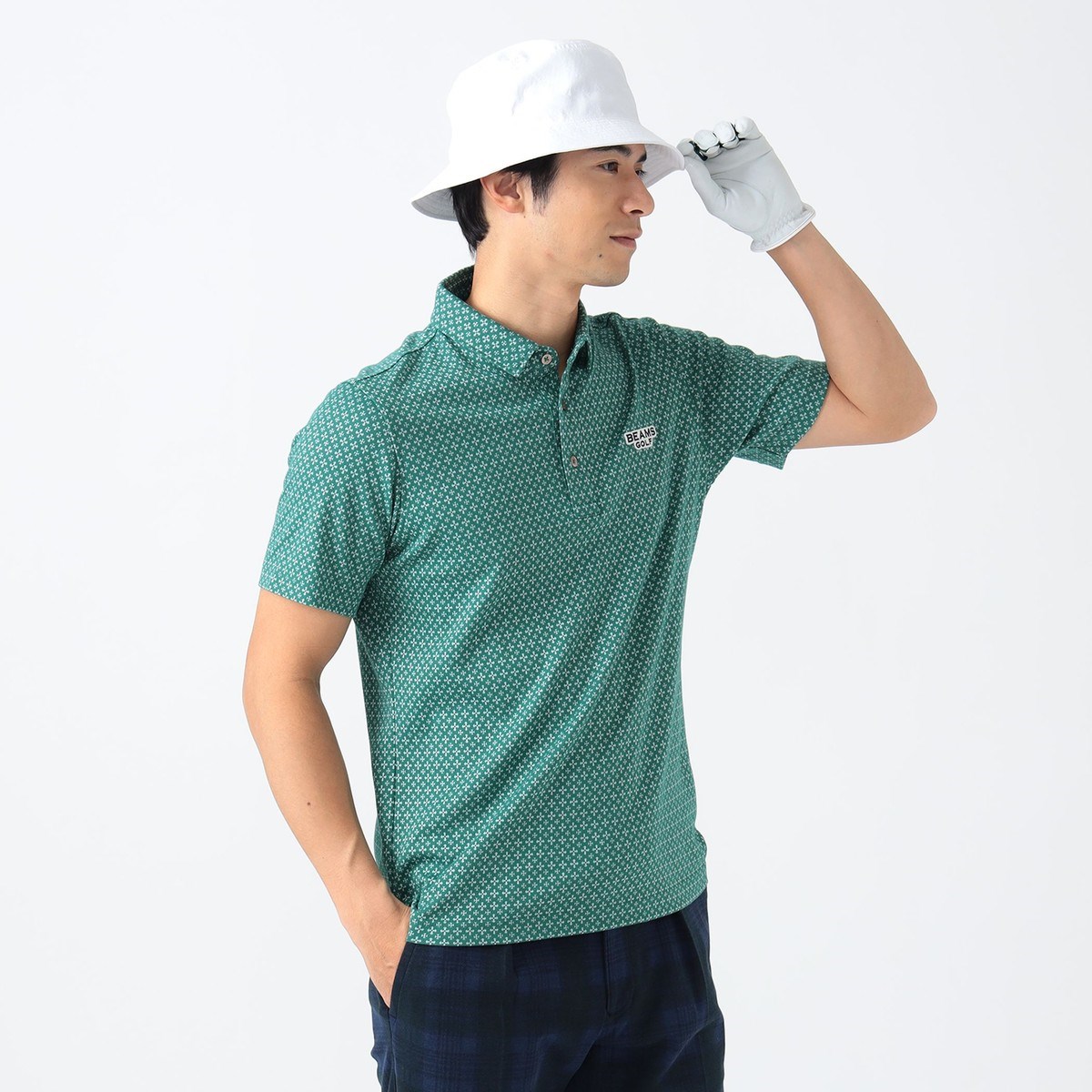 [�l�������܂���] �r�[���X�S���t BEAMS GOLF PURPLE LABEL PURPLE LABEL ���䕿 �W���J�[�h�V���c �I���[�u 67 �����Y