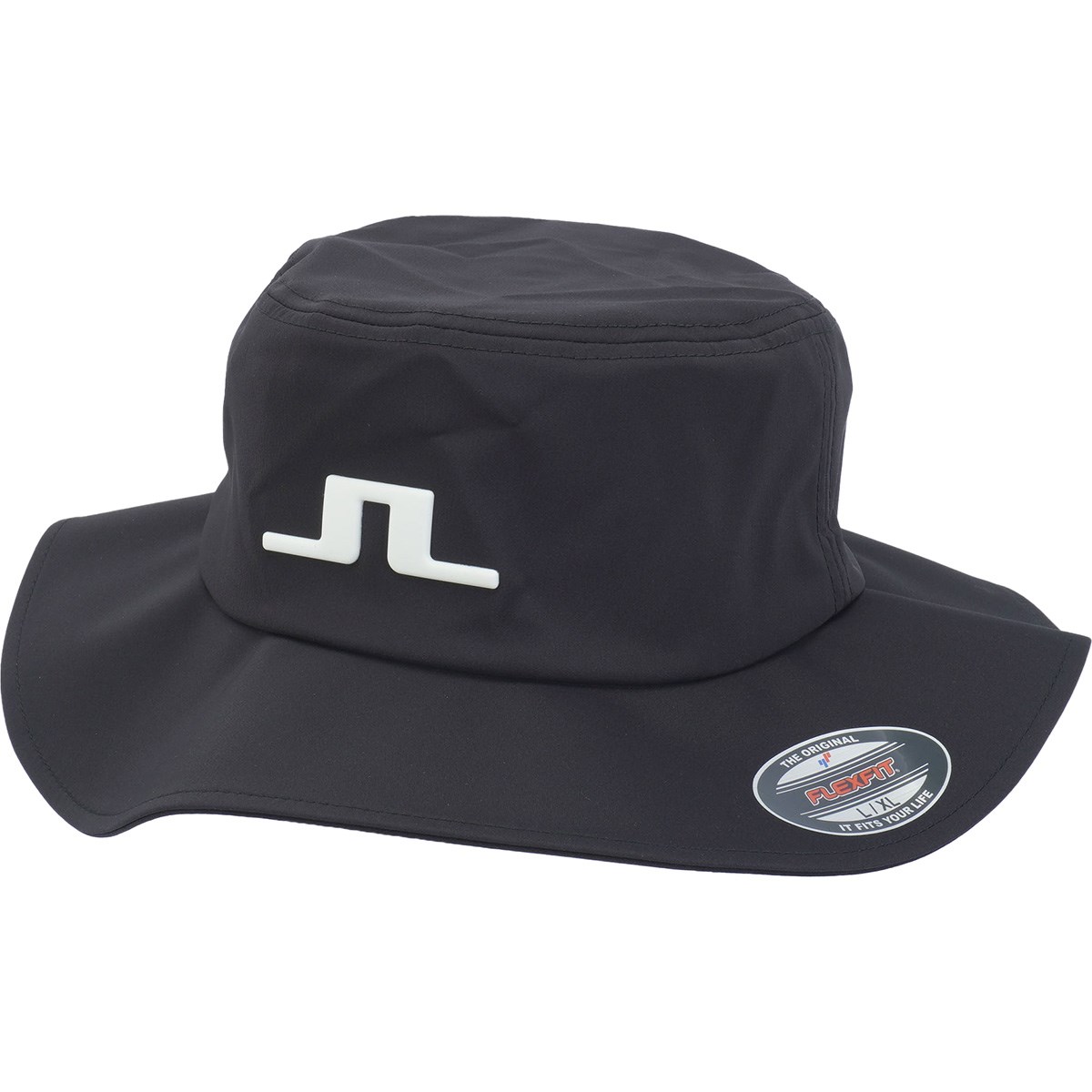 J.LINDEBERG - coco 中古 ジェイリンドバーグ J.LINDEBERG バケットハット ONESIZE ブラック 黒 軽量 速乾 ブリッジ刺繍入りナイロンバケットハット J.LINDEBERG - coco 中古 ジェイリンドバーグ J.LINDEBERG