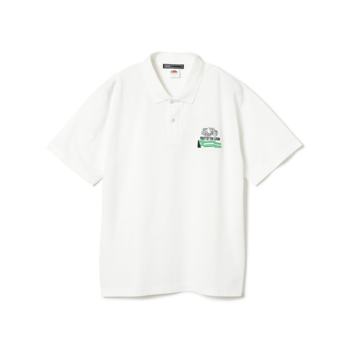 [l܂] r[XSt BEAMS GOLF ORANGE LABEL ʒ FRUIT OF THE LOOM ̎q \bh |Vc zCg 01 Y