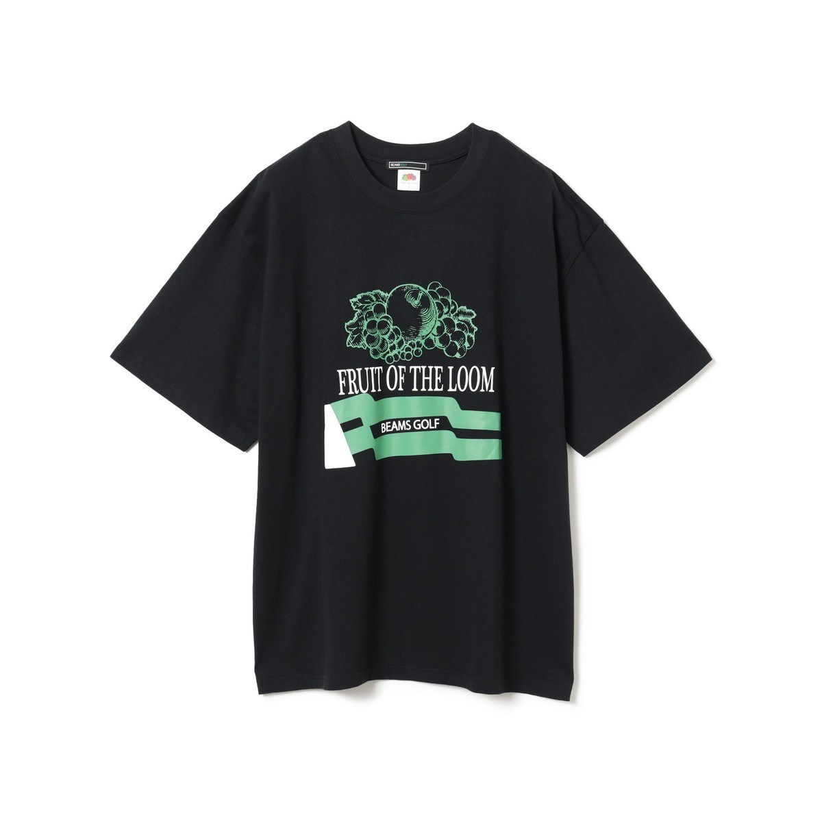 [l܂] r[XSt BEAMS GOLF ORANGE LABEL ʒ FRUIT OF THE LOOM vg TVc ubN 19 Y