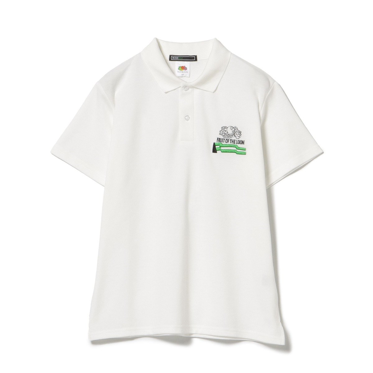 [l܂] r[XSt BEAMS GOLF ORANGE LABEL ʒ FRUIT OF THE LOOM ̎q \bh |Vc zCg 01 fB[X