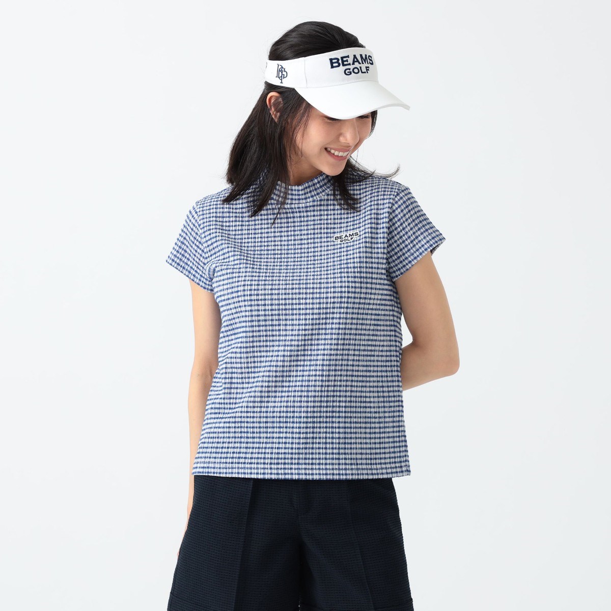 [l܂] r[XSt BEAMS GOLF PURPLE LABEL PURPLE LABEL MK t[[  bNlbN Vc u[ 75 fB[X