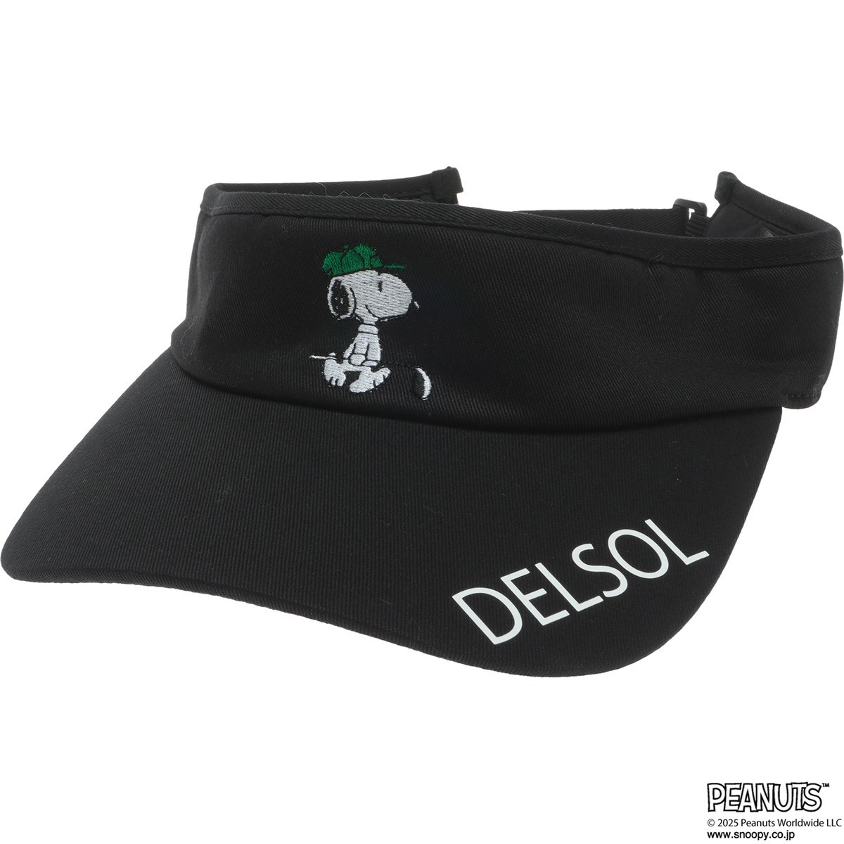[2025�N���f��] �f���\���S���t DELSOL GOLF DELSOL×PEANUTS �X�k�[�s�[�R���{ �T���o�C�U�[ �u���b�N ���f�B�[�X