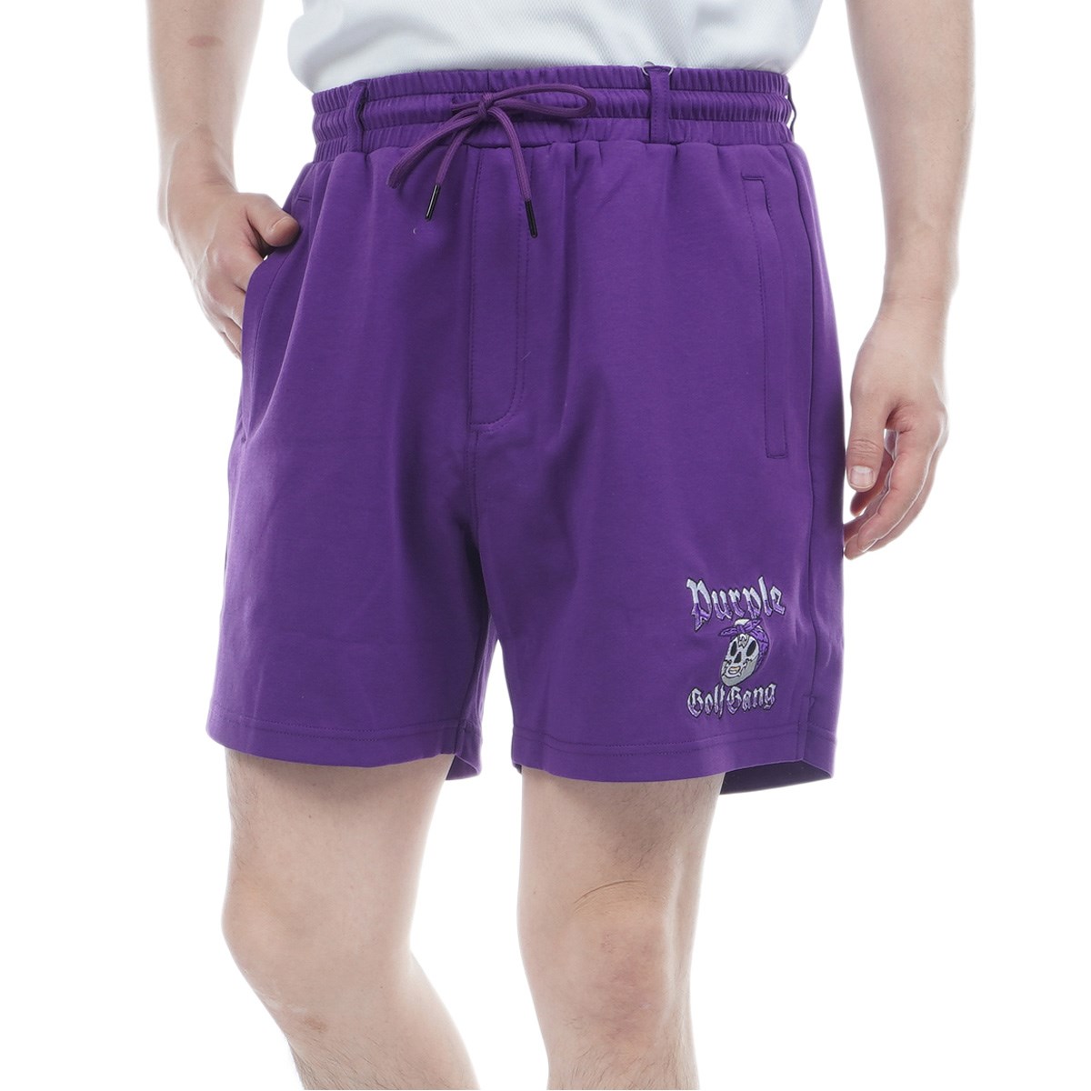 【新品タグ付】ラッセルノ ハーフパンツ 総柄 ジャージ ゴルフ サイズ5 dショッピング |ラッセルノ Russeluno Golf PGG ワイドジャージ
