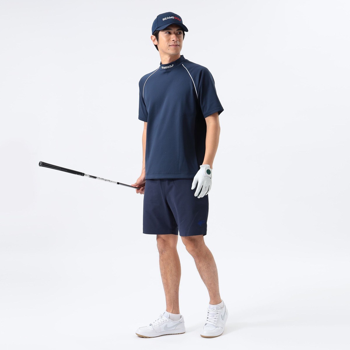 [l܂] r[XSt BEAMS GOLF ORANGE LABEL ORANGE LABEL OX[u pCsO |Vc lCr[ 79 Y