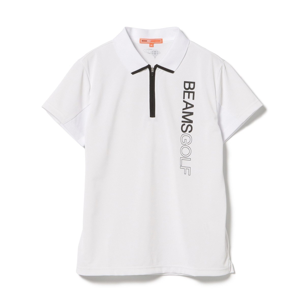 ビームスゴルフ　半袖　ポロシャツ　XL ホワイト　オシャレ　ゴルフウェア BEAMS GOLF ビームスゴルフ 半袖ポロシャツ トリコロール