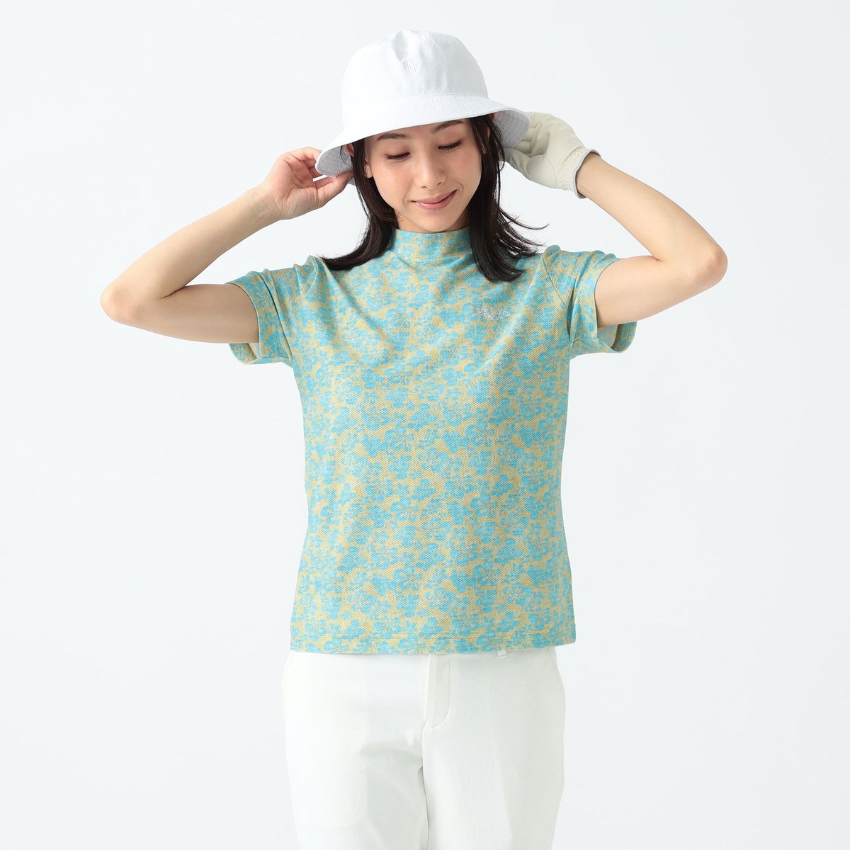 [l܂] r[XSt BEAMS GOLF PURPLE LABEL PURPLE LABEL obO{ t[ bNlbNVc ^[RCY 74 fB[X