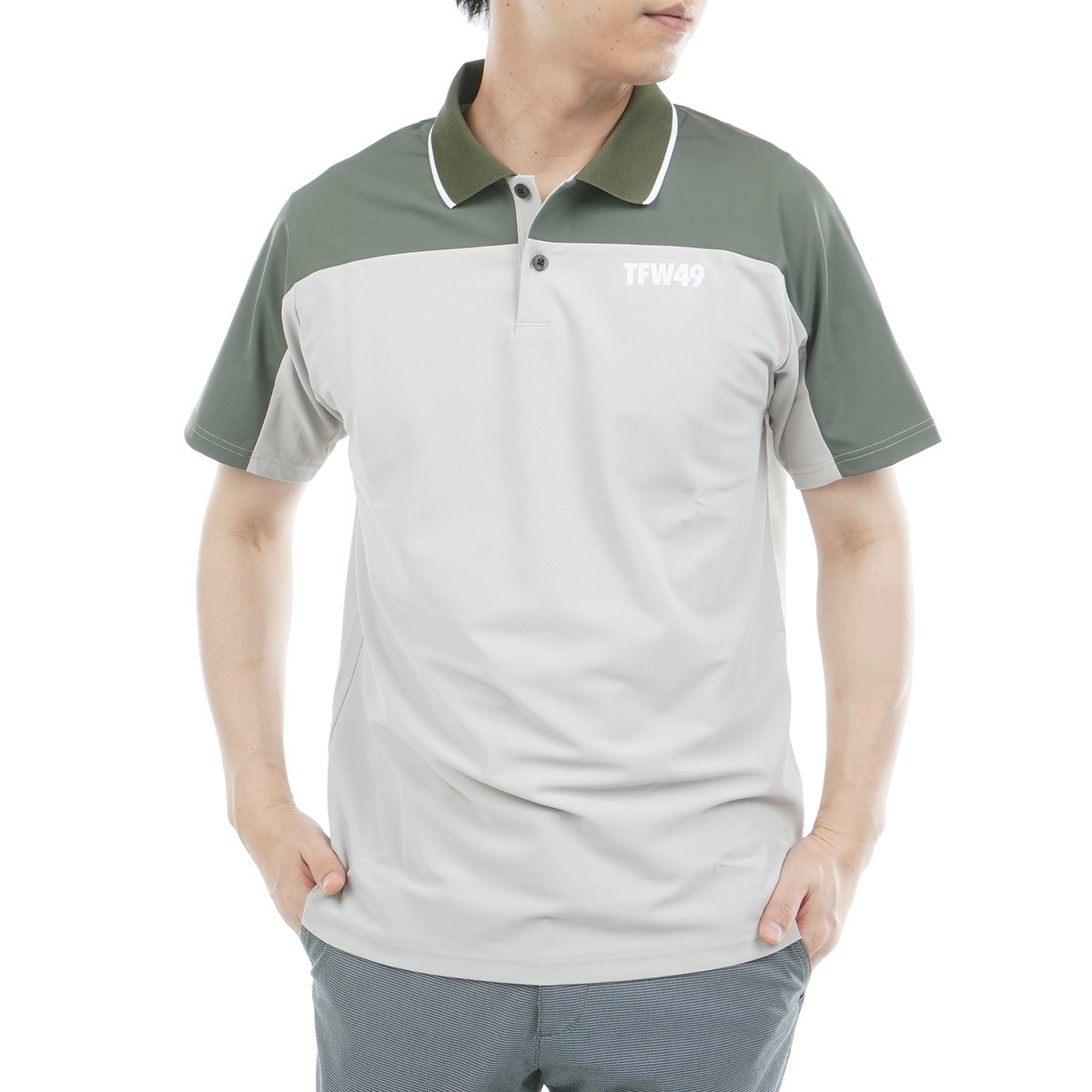GOLF スポーツ TFW49 ポロシャツ ホワイト 半袖