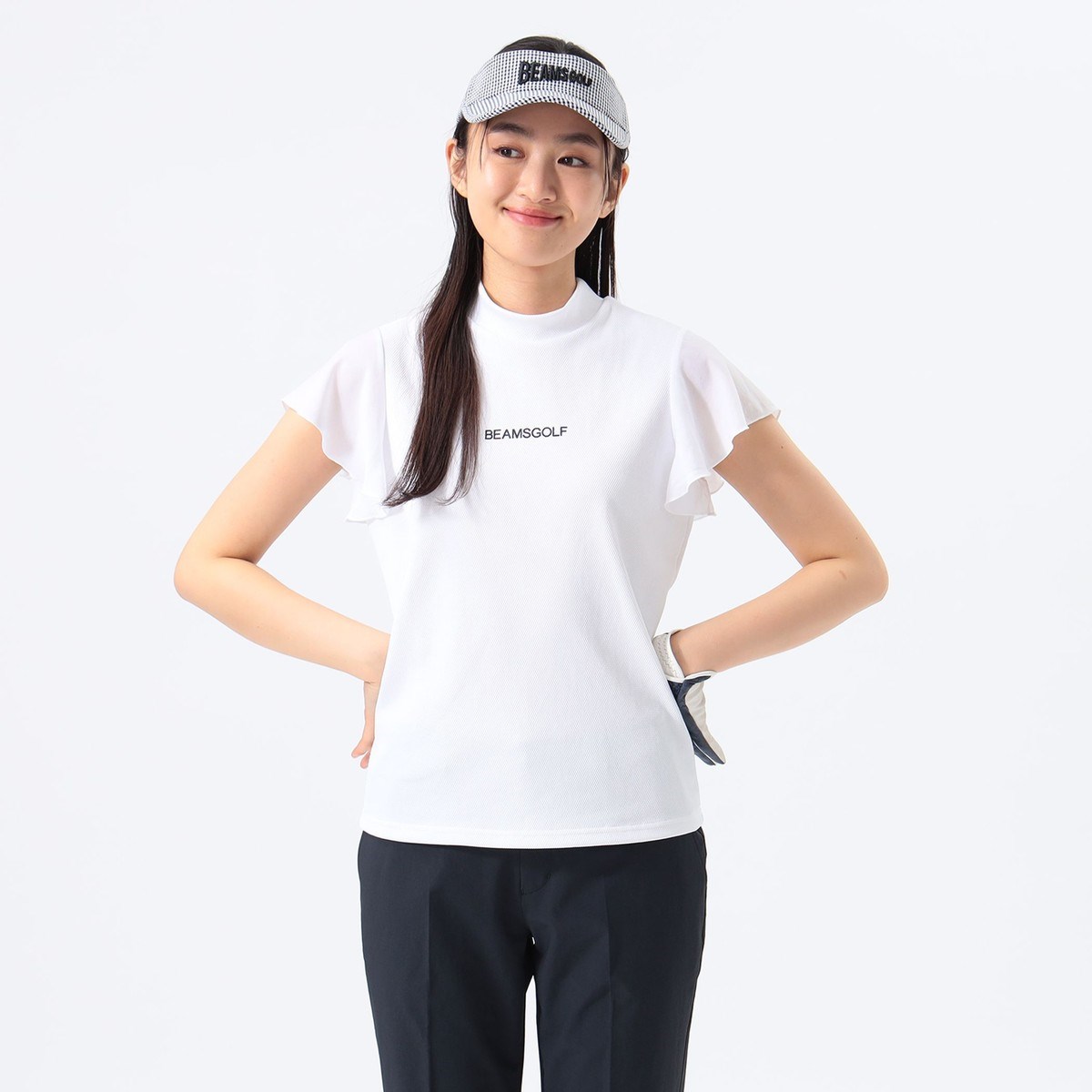 [l܂] r[XSt BEAMS GOLF ORANGE LABEL ORANGE LABEL tX[u bNlbN Vc zCg 01 fB[X