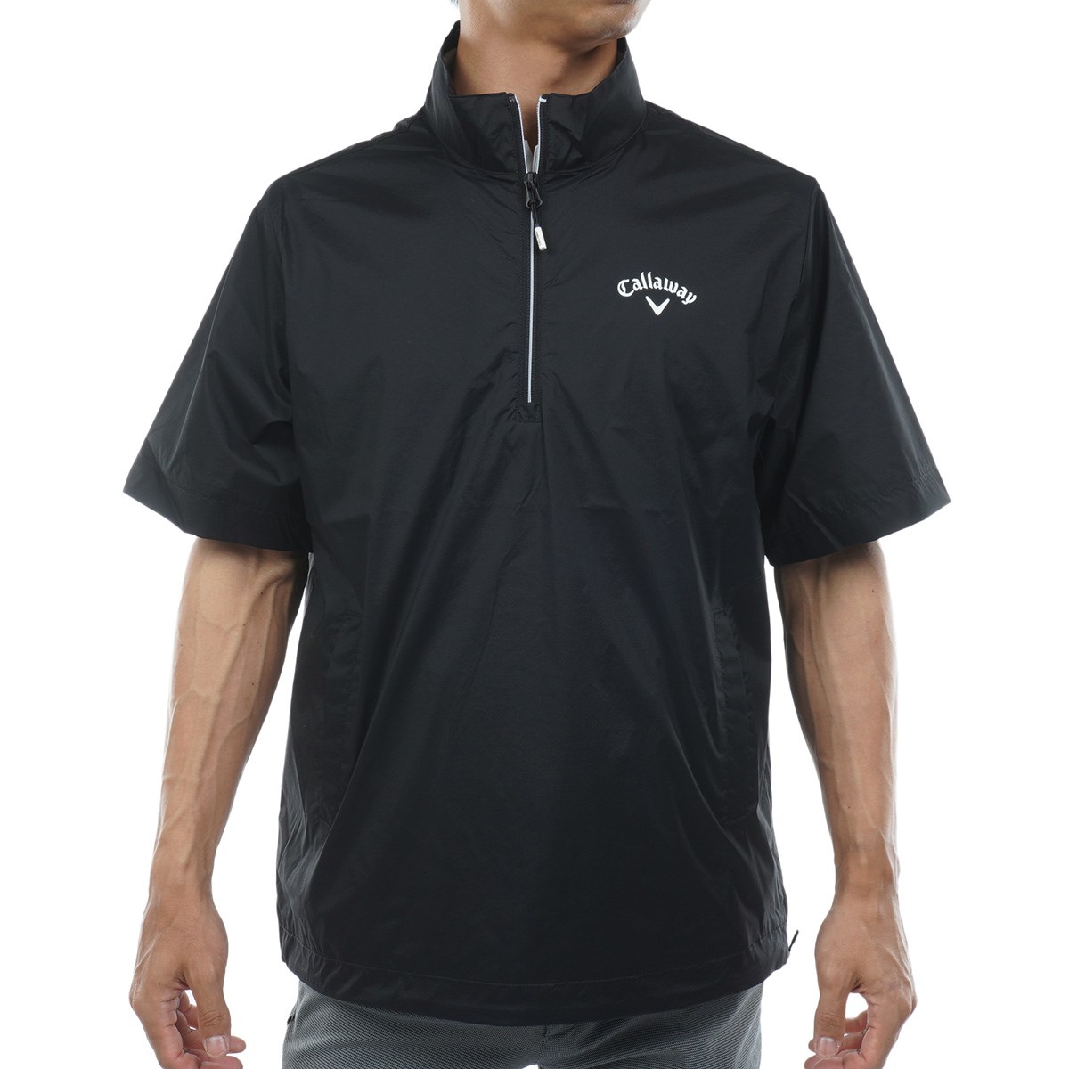 【美品】Callaway リバーシブル デタッチャブル ダウンブルゾン サイズL キャロウェイ アパレル 2024年秋冬モデル メンズ スター
