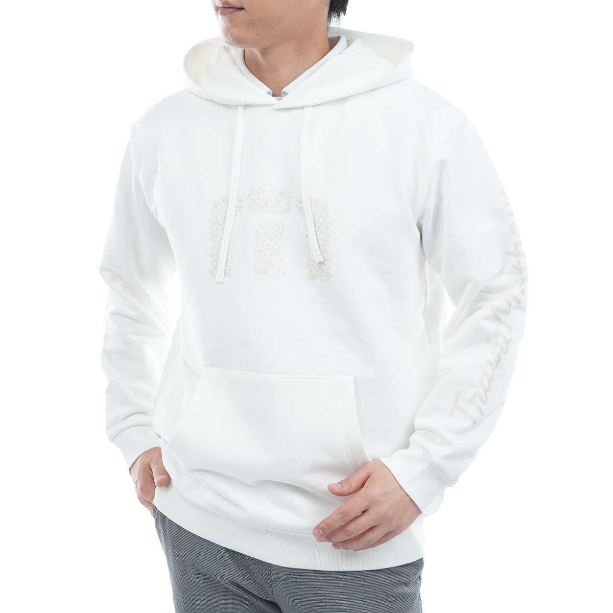 新品 トラヴィスマシュー 長袖 パーカー ジップアップ ベージュ XLサイズ ☆美品☆ TRAVISMATHEW トラヴィスマシュー メンズ パーカー