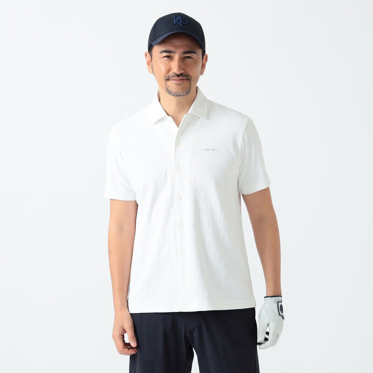 [l܂] r[XSt BEAMS GOLF PURPLE LABEL PURPLE LABEL T[N WJ[h Vc zCg 01 Y