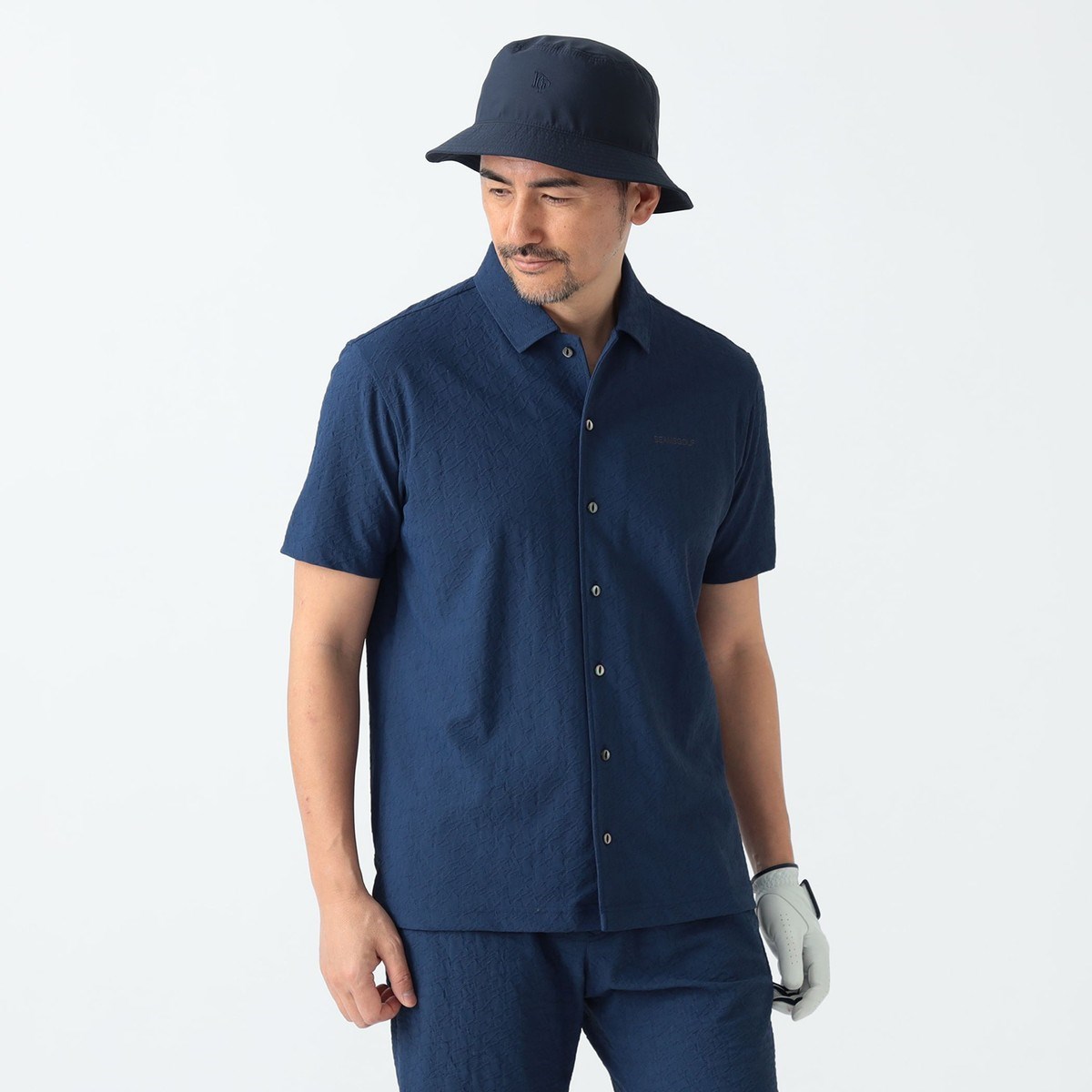 [l܂] r[XSt BEAMS GOLF PURPLE LABEL PURPLE LABEL T[N WJ[h Vc _[Nu[ 77 Y